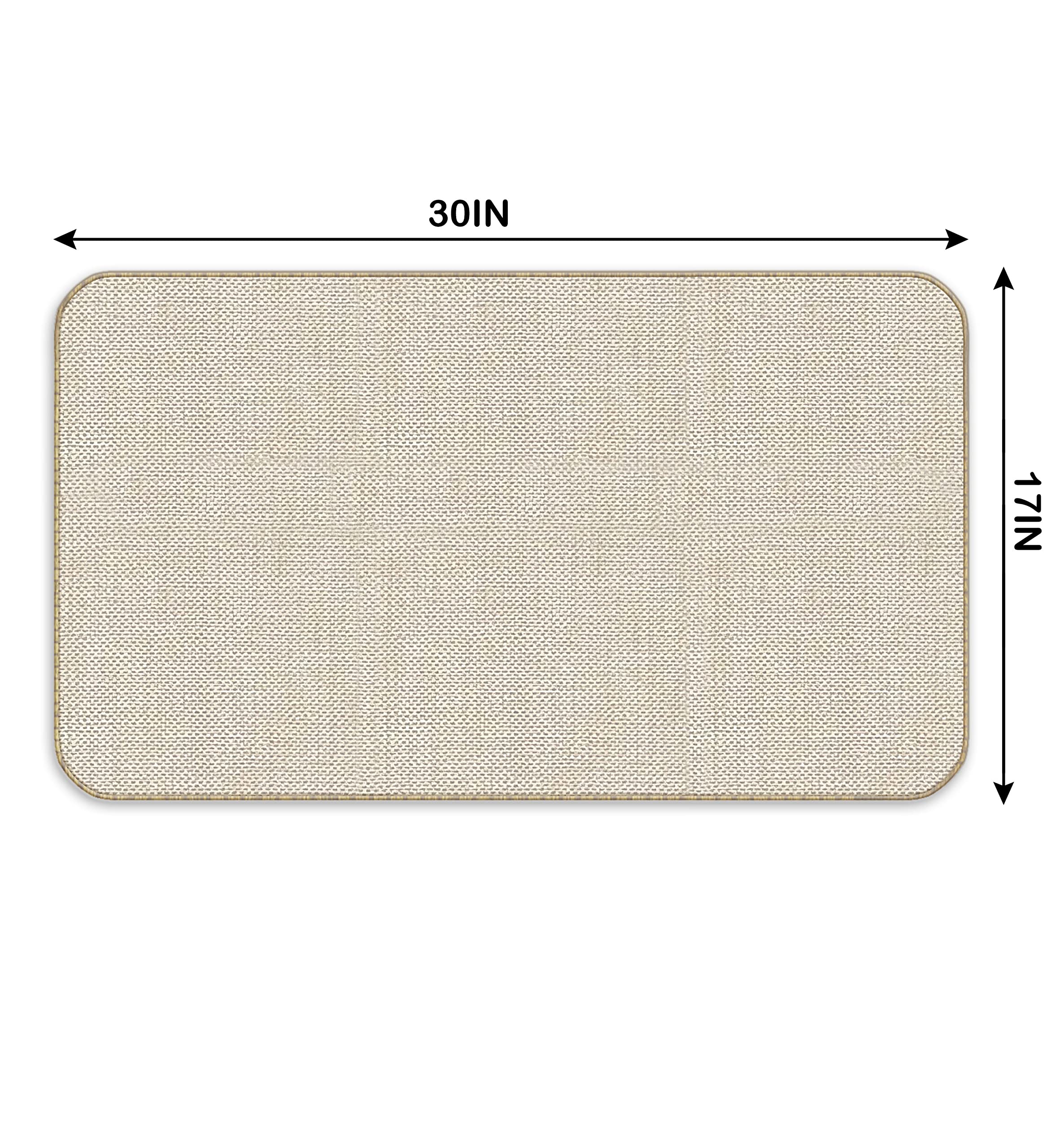 Voatok His and Hers Bathroom Decor Set - Funny Couples Gift, Wedding Present, 17x30 Inch Non-Slip Door Mat for Master Bathroom & Kitchen - Perfect for Newlyweds, Anniversaries & Home Decor