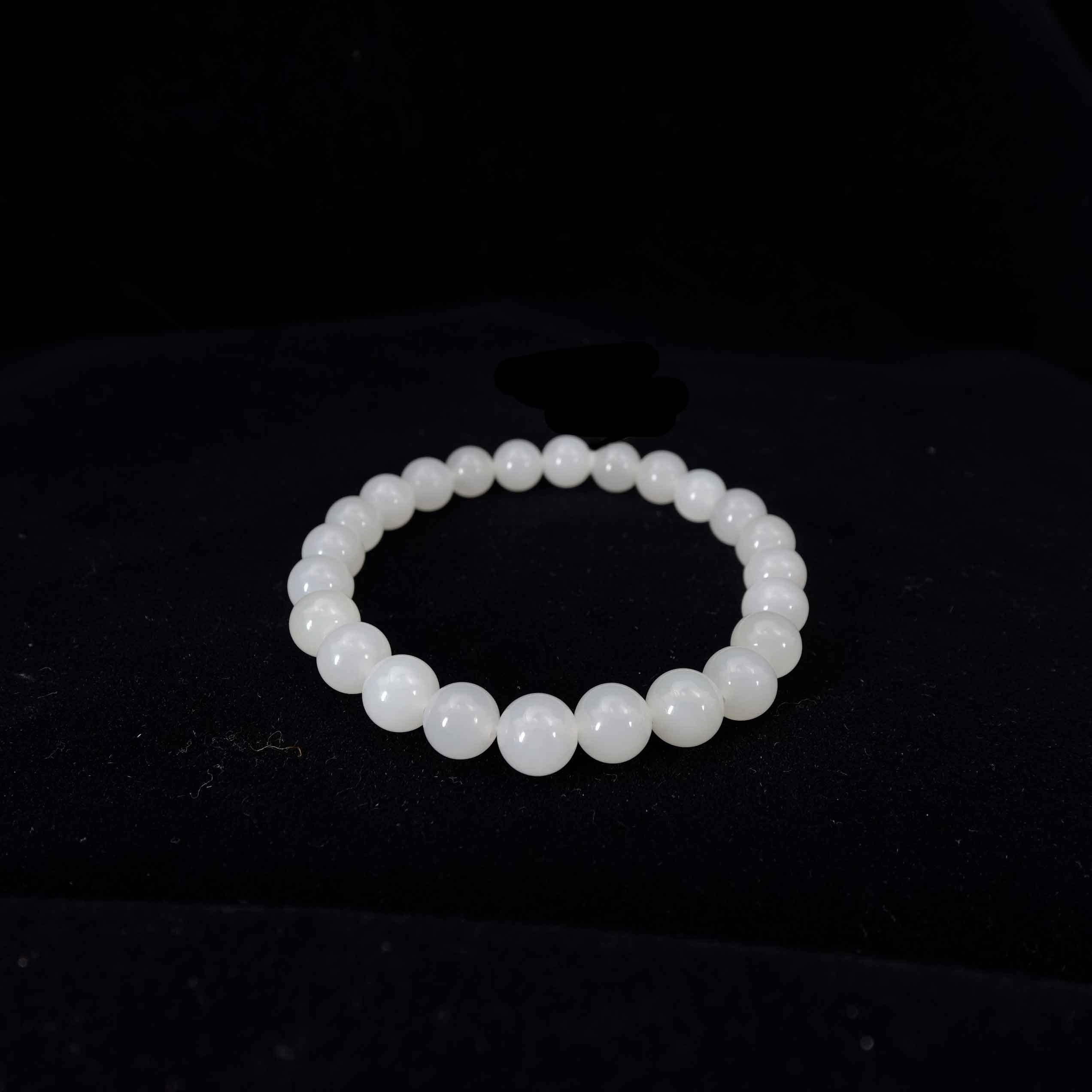 Natural Nephrite Jade Bracelet for Women - Healing Stone Jewelry for Stress Relief & Positive Energy - Perfect for Meditation, Yoga & Spiritual Wellness