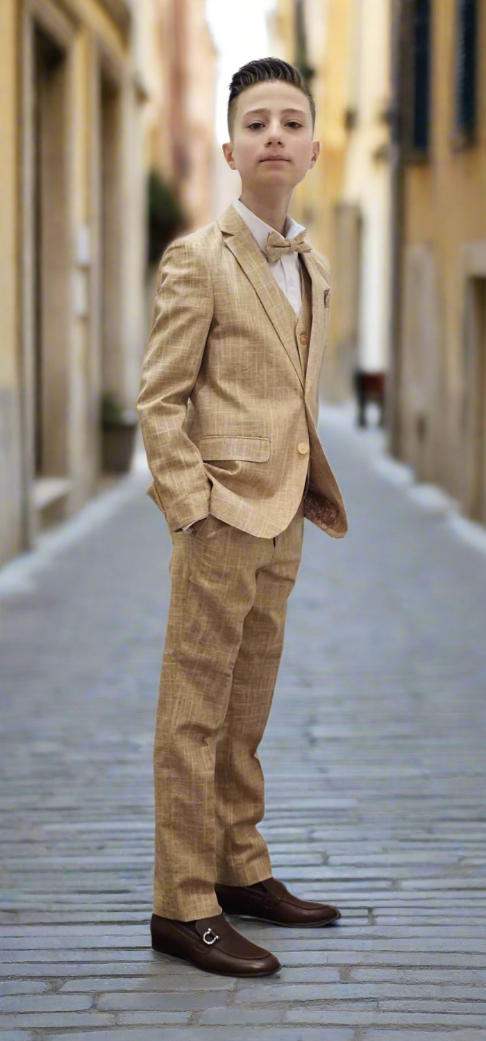 Premium Italian Handmade Kids' Monaco Suit - Best Selling Children's Formal Wear in Canada | Perfect for Weddings, Parties & Special Occasions