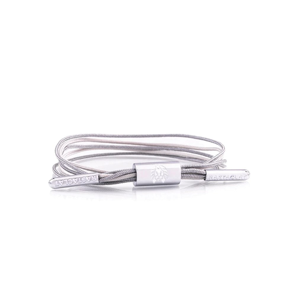 Rastaclat Atomic 24 Grey Wristband - Stylish Unisex Braided Bracelet for Men & Women - Perfect for Fitness, Sports & Everyday Wear