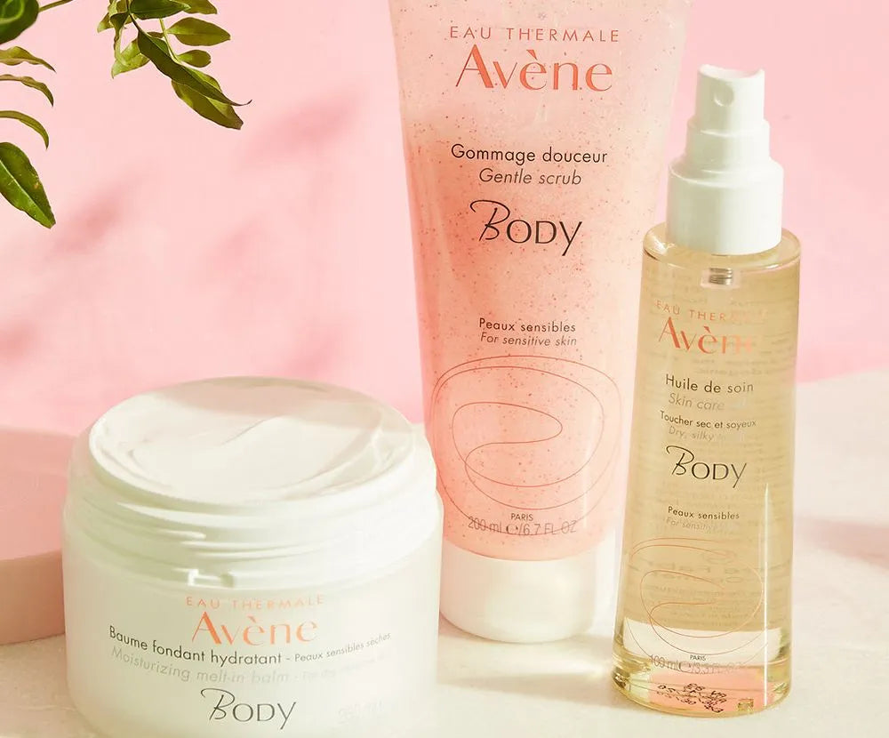 Avene Gentle Body Scrub - Soothing Exfoliator for Sensitive Skin | Hydrating & Fragrance-Free | Perfect for Dry Skin Care & Post-Waxing Treatment