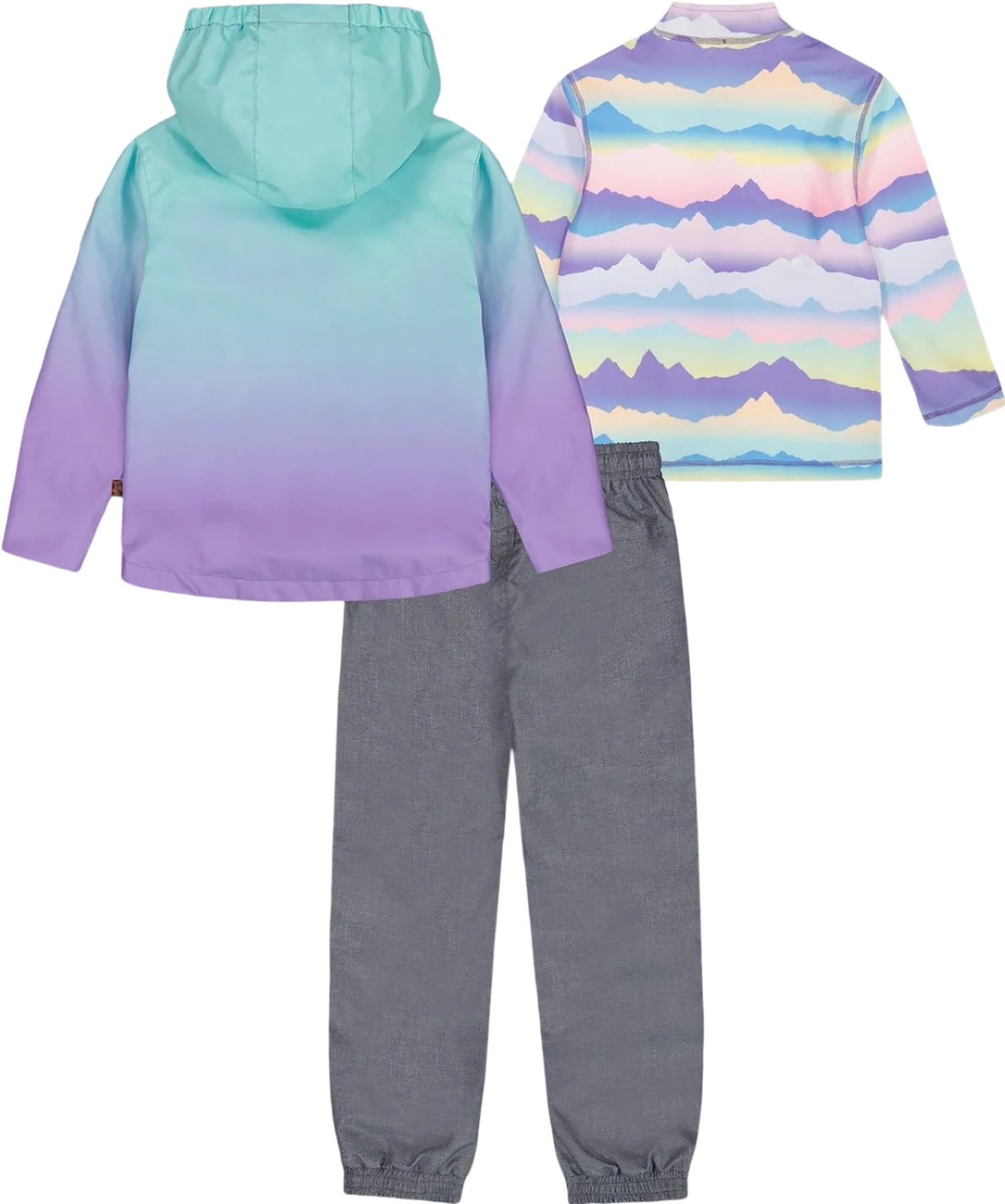 3 in 1 Mid Season Outerwear Set for Big Boys - Waterproof Jacket, Fleece Liner & Pants - Perfect for School, Outdoor Activities & Cold Weather