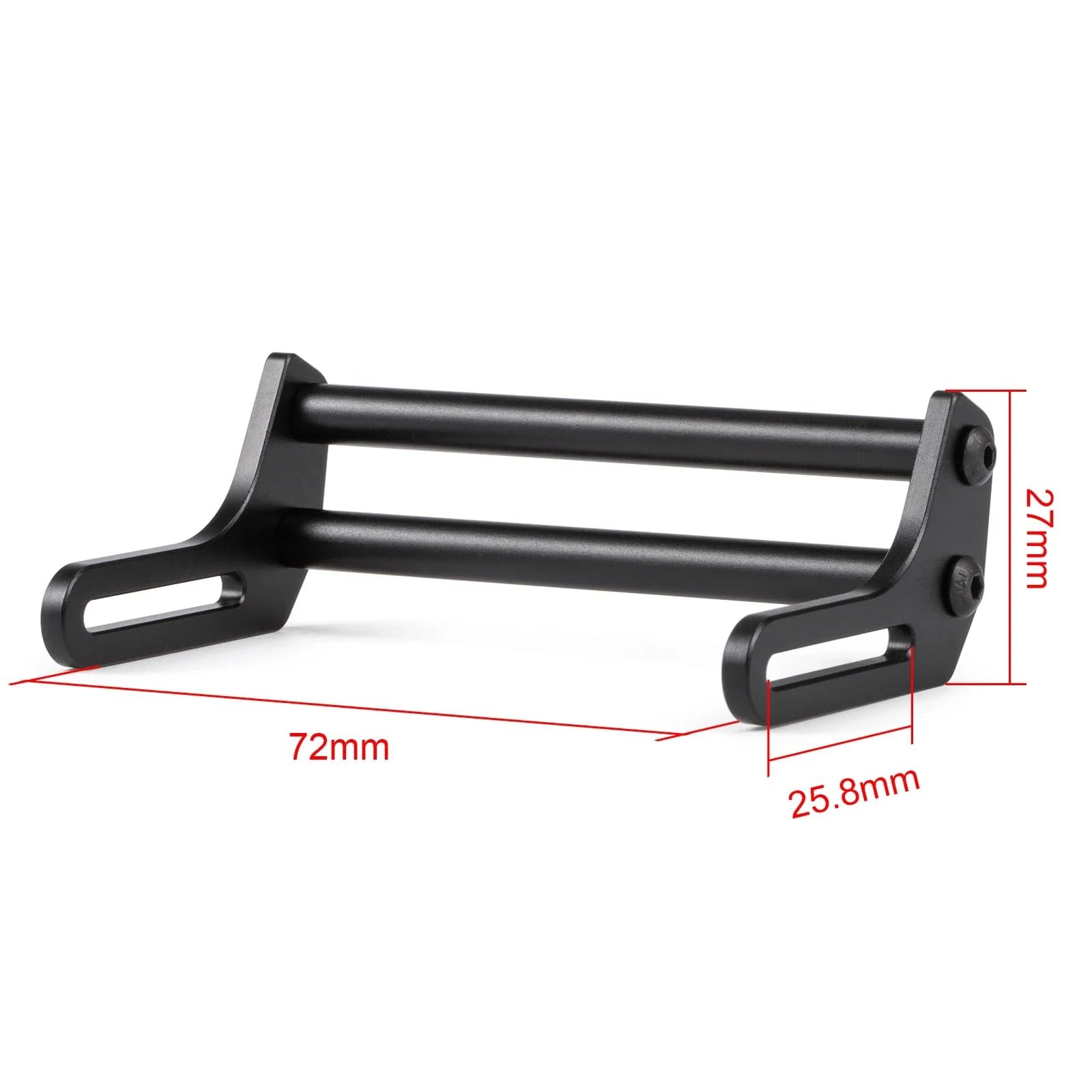 High-Quality Aluminum Alloy Front Bumper Bull Bars for 1/10 RC Crawler - Compatible with Gspeed SCX10, Dodge Power Wagon & FJ40 Body - Durable Off-Road Protection for RC Adventures
