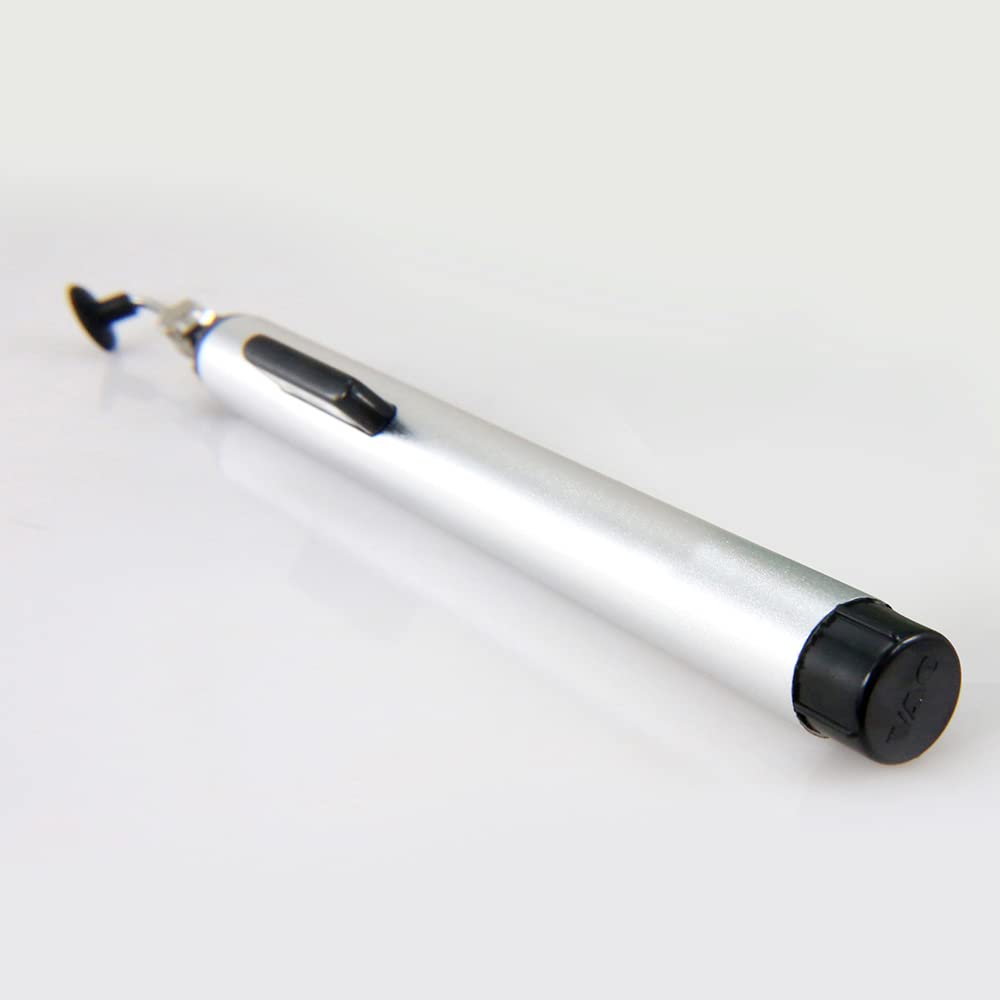 WANGCL Manual Desoldering Pump with 3 Nozzle Tips - Perfect for Electronics Repair, Circuit Board Work & DIY Soldering Projects