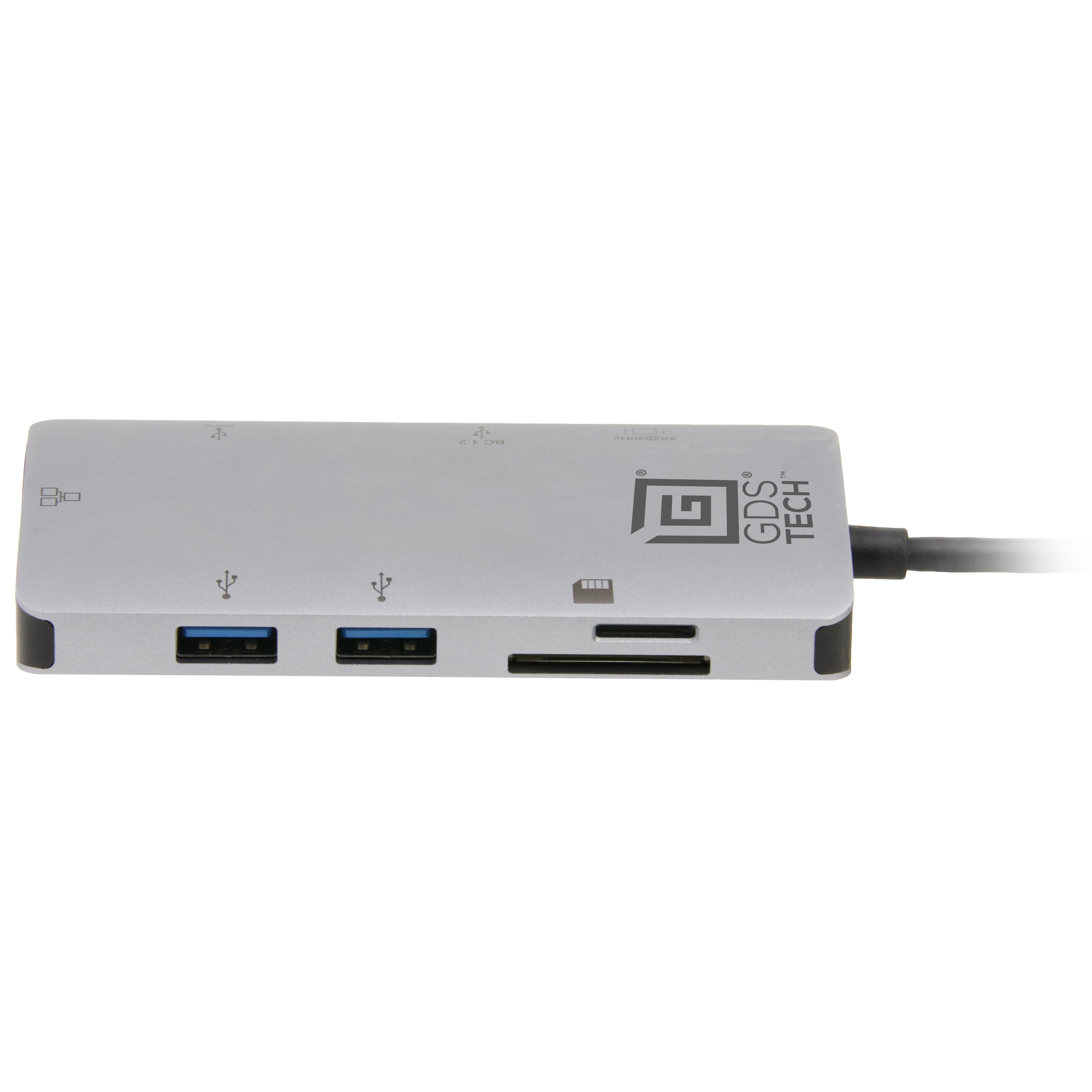 GDS® Hub™ USB Type C Desktop Hub with High-Speed Data Transfer - Perfect for Home Office, Gaming & Multi-Device Connectivity (RAM GDS HUB TYPEC 02 A)
