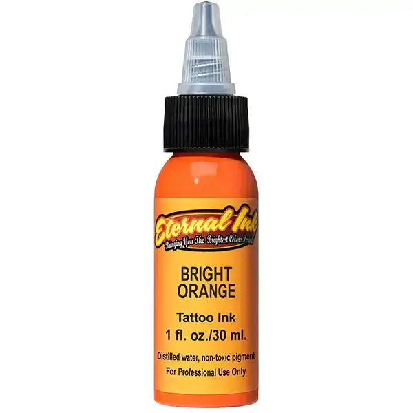 Bright Orange Eternal Ink - 1 oz Bottle for Calligraphy, Art & DIY Projects - Long-lasting & Vibrant Pigment