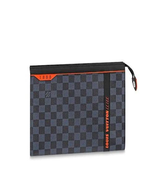 LV Pochette Voyage MM Damier Cobalt Canvas Crossbody Bag - Stylish Travel Purse for Women, Perfect for Everyday Use & Special Occasions