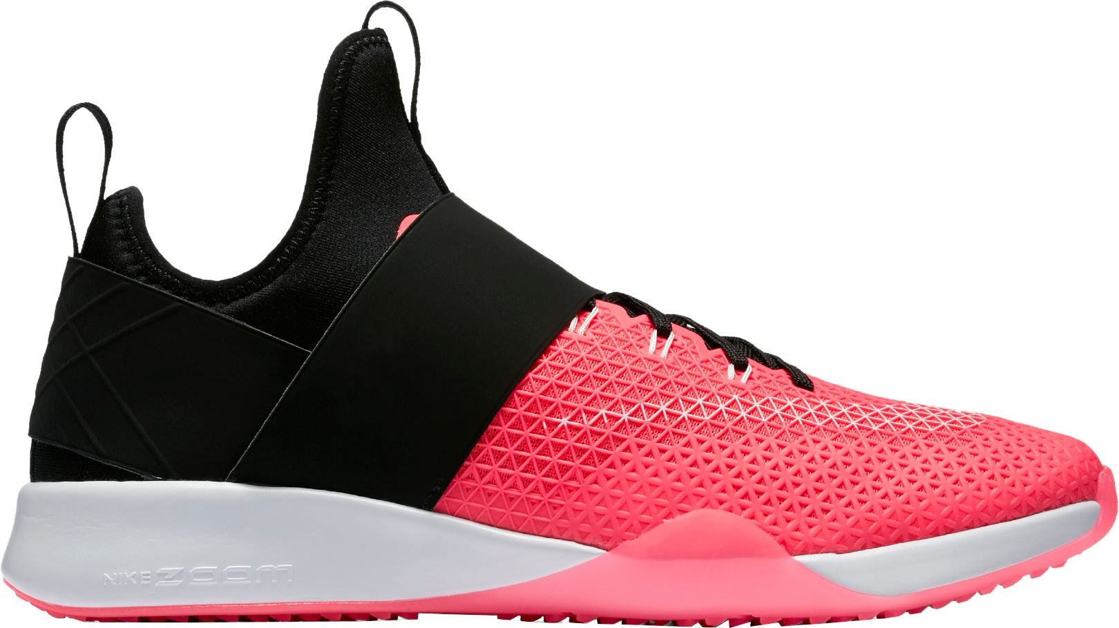 Nike Women's Air Zoom Strong Racer Running Shoes - Pink/White/Black - Size 6.5 B (M) - Lightweight & Breathable for Training, Gym Workouts & Daily Jogging