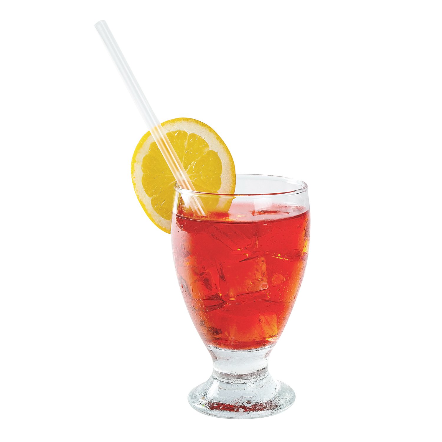 AmerCare 7.75 Inch Giant Clear Disposable Paper Straws - Bulk Pack of 7200 Straws for Parties, Restaurants & Eco-Friendly Drinking - Biodegradable & Plastic-Free