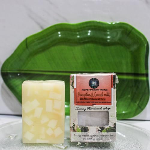 Marvels Mix Pumpkin Camel Milk Soap 100g - Natural Acne Treatment for Face & Body, Dark Spot Corrector, Hyperpigmentation Solution for All Skin Types (Pack of 3) | Gentle Cleansing for Sensitive Skin, Daily Skincare Routine, Gift for Her/Him