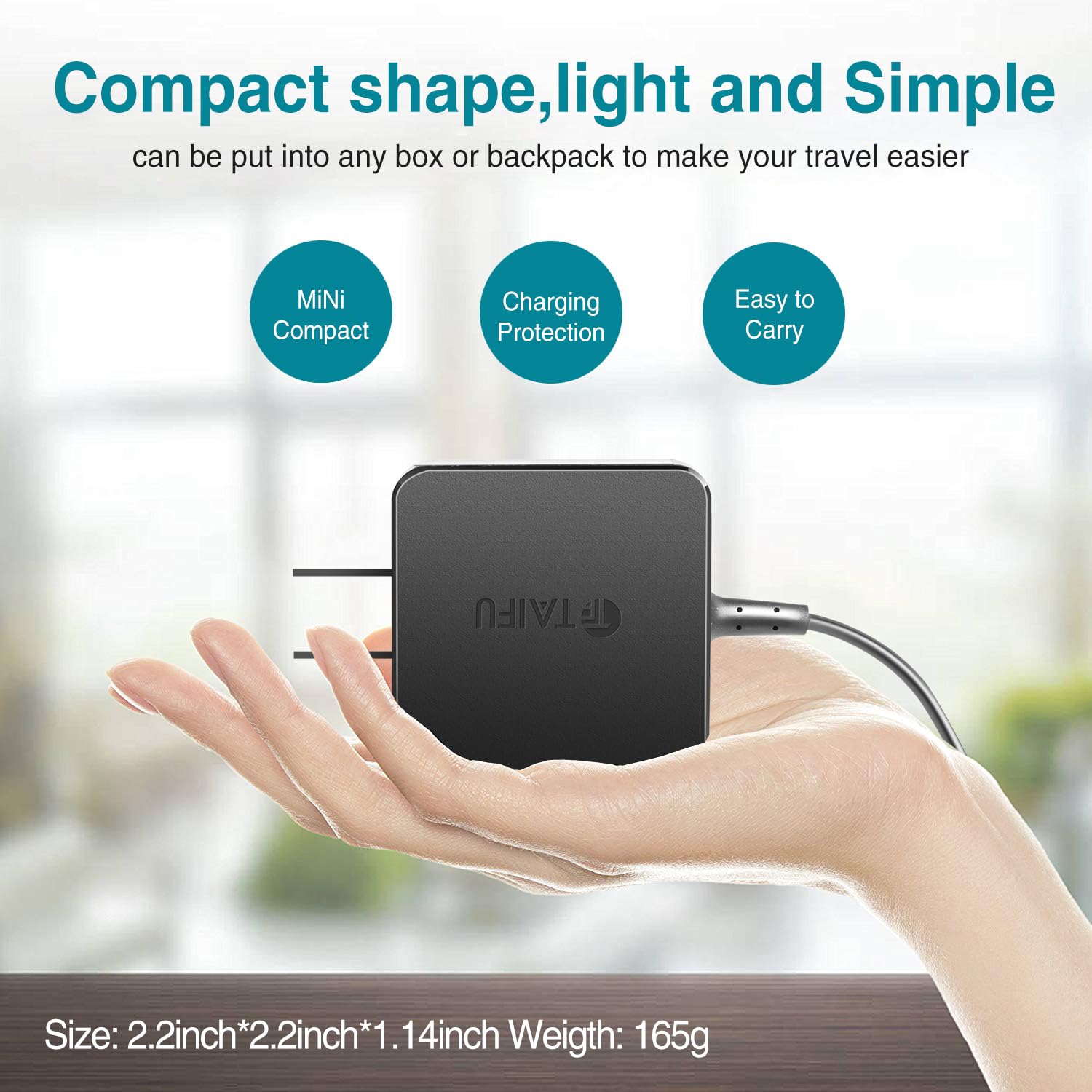 TAIFU 20V AC Adapter Charger for Dyson Air Purifier BP01 TP04 HP04 AM09 TP05 TP06 TP07 HP06 DP04 PH02 PH01 PH03 PH04 PH09 HP09 TP09 HP07 TP10 - Replacement Power Supply Cord for Dyson Fan & Air Purifier - Perfect for Home, Office & Bedroom Use