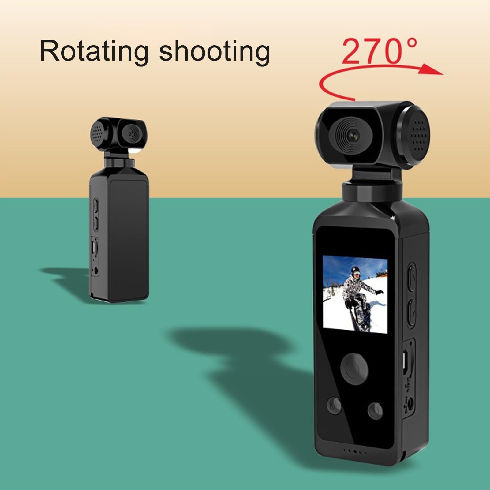 Bewinner 4K WiFi Digital Video Camera - 16MP HD Camcorder with 1.3
