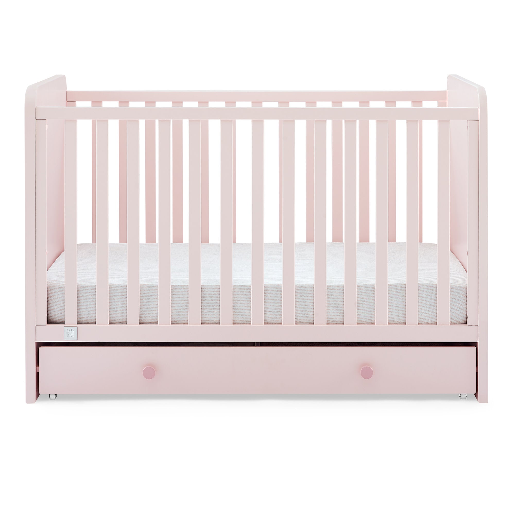 BabyGap Graham 4-in-1 Convertible Crib with Storage Drawer - Nursery Furniture for Newborns to Toddlers - Perfect for Small Spaces & Modern Nurseries