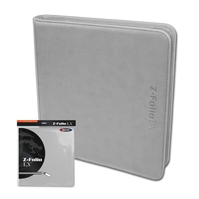BCW Z Folio LX 12-Pocket Trading Card Binder Album - Premium Storage for Sports Cards, TCG & Collectibles - Perfect for Organizing, Displaying & Protecting Your Valuable Collection