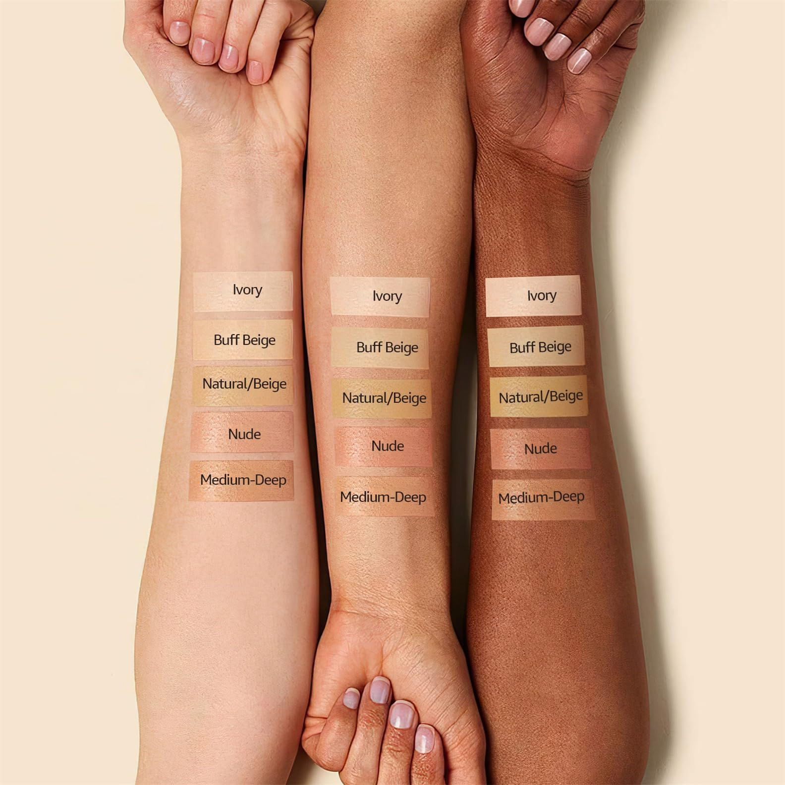 Mushroom Head Air Cushion CC Cream - Long Lasting Matte Concealer & Bright Makeup Base with Collagen | Moisturizing BB Cream Liquid Foundation (3.21oz, Natural) - Perfect for Daily Wear, Photo Shoots & Special Occasions