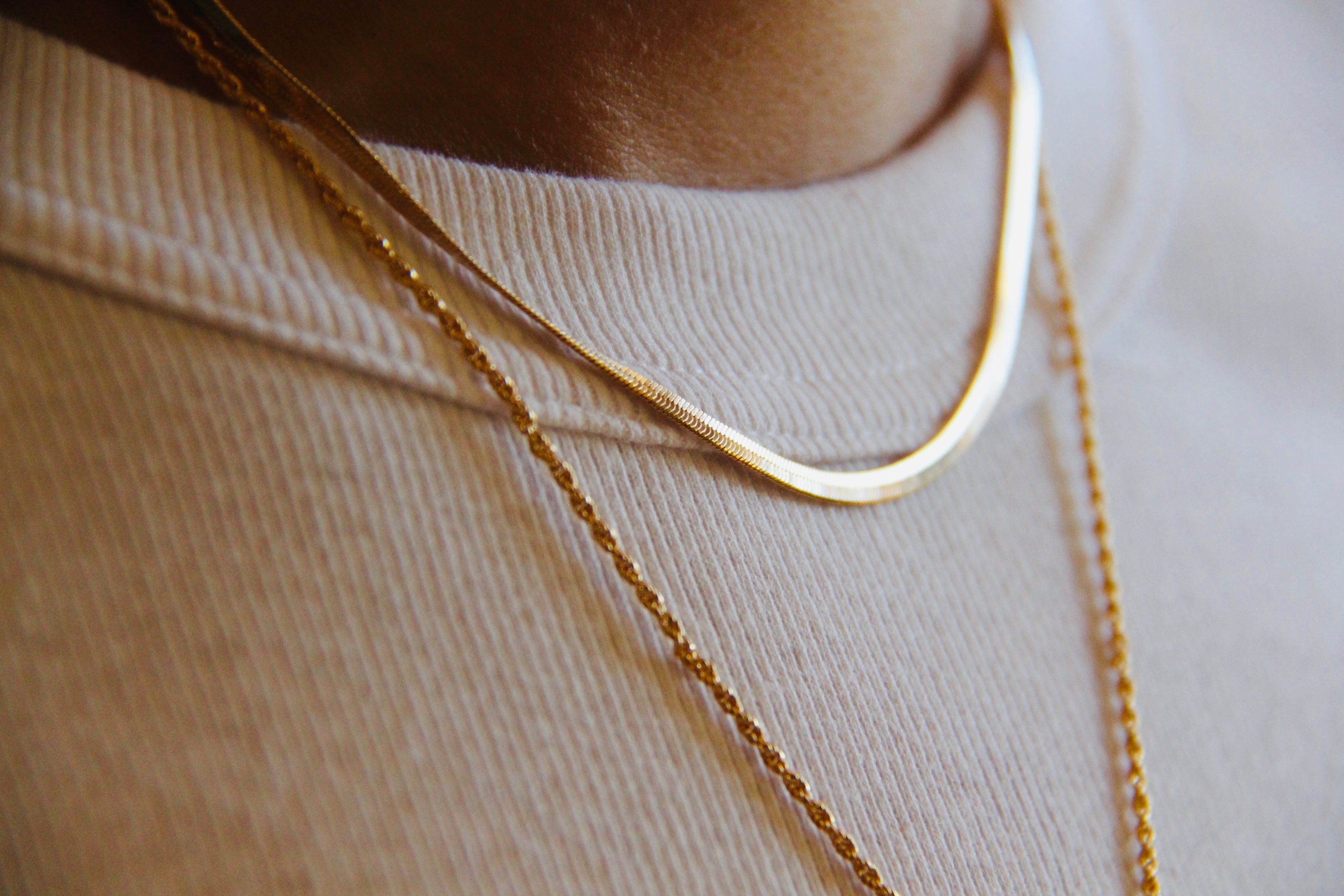 Elegant Herringbone Necklace in Gold Filled - Perfect for Everyday Wear, Gift Giving & Special Occasions