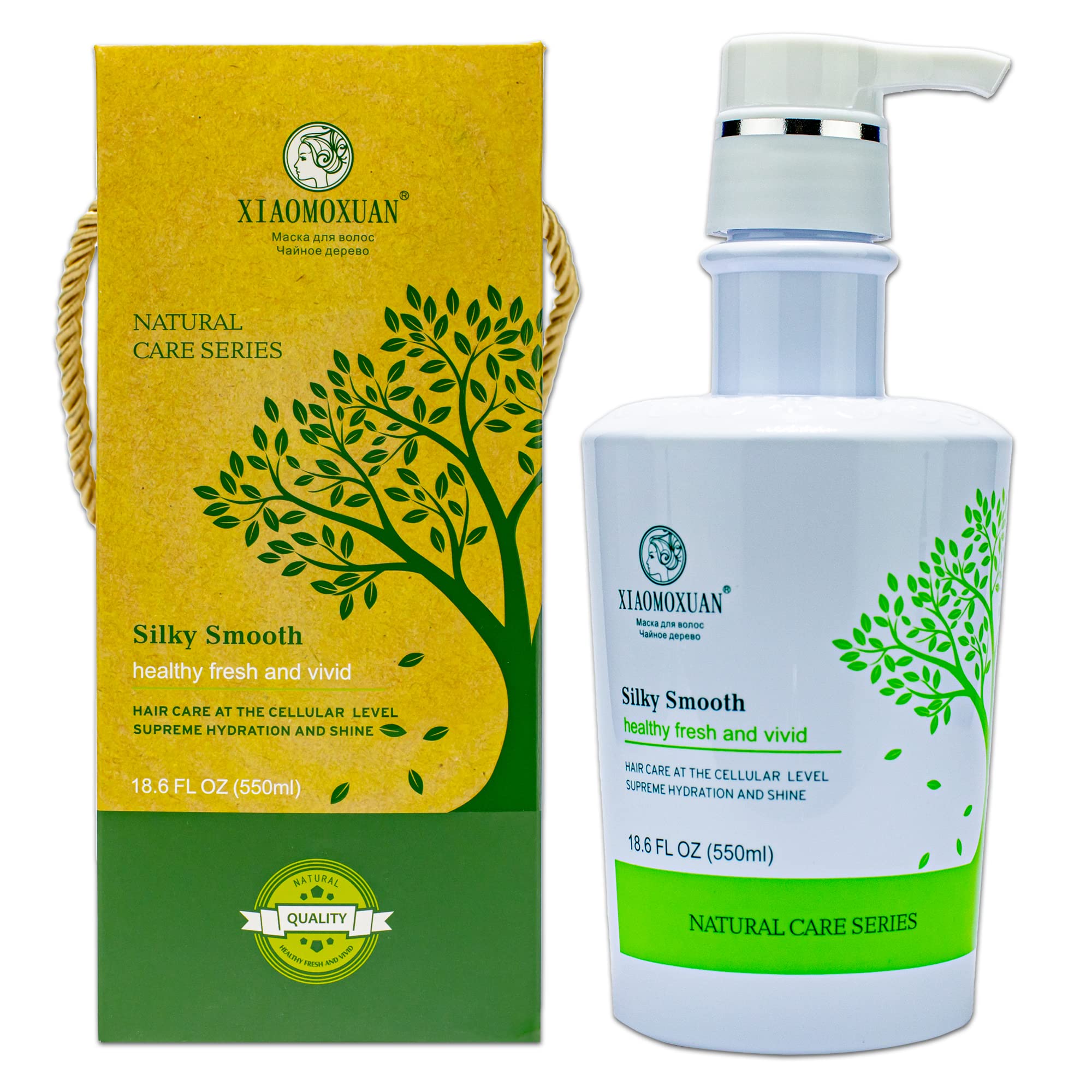 Xiaomoxuan Curly Hair Shampoo & Body Wash Set for Dry Skin - Hydrating Moisturizer with Detangling Hair Mask | Beauty & Personal Care Bundle for Daily Shower & Curly Hair Care Routine