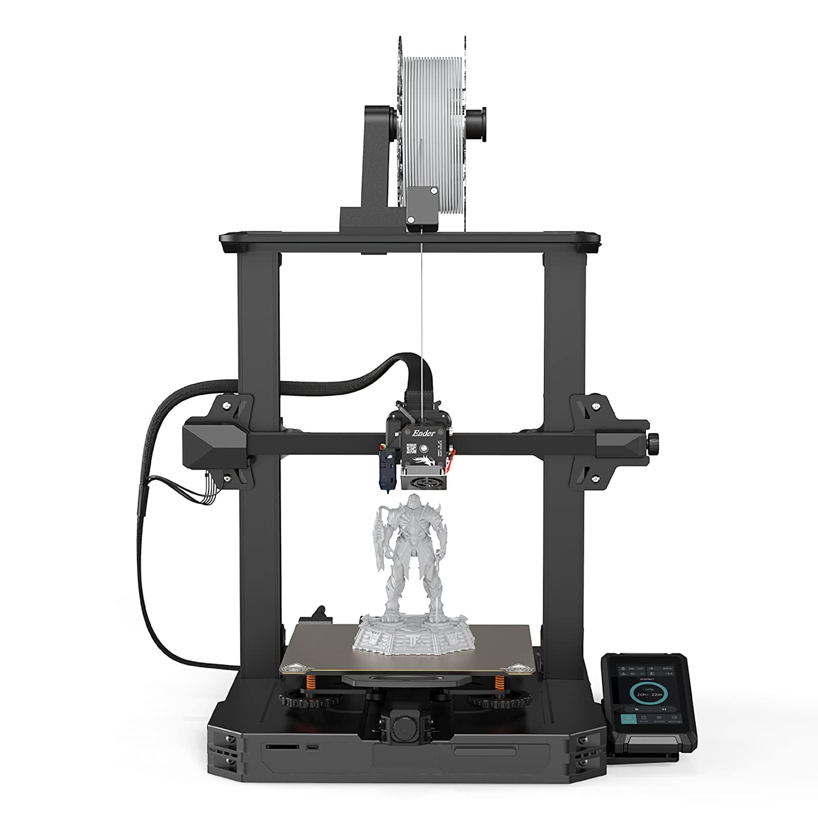Official Creality Ender 3 S1 Pro 3D Printer with High-Temperature Nozzle, All-Metal Direct Drive Extruder & PEI Magnetic Bed - CR Touch Auto Leveling, 220x220x270mm Build Volume - Perfect for Home DIY Projects, Prototyping & Hobbyist 3D Printing