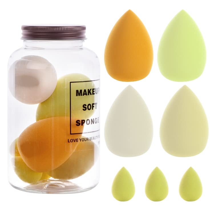 Gonegal 7-Piece Makeup Sponge Blender Set - Professional Beauty Blender for Liquid, Powder & BB Cream Foundation - Perfect for Daily Makeup Application & Travel