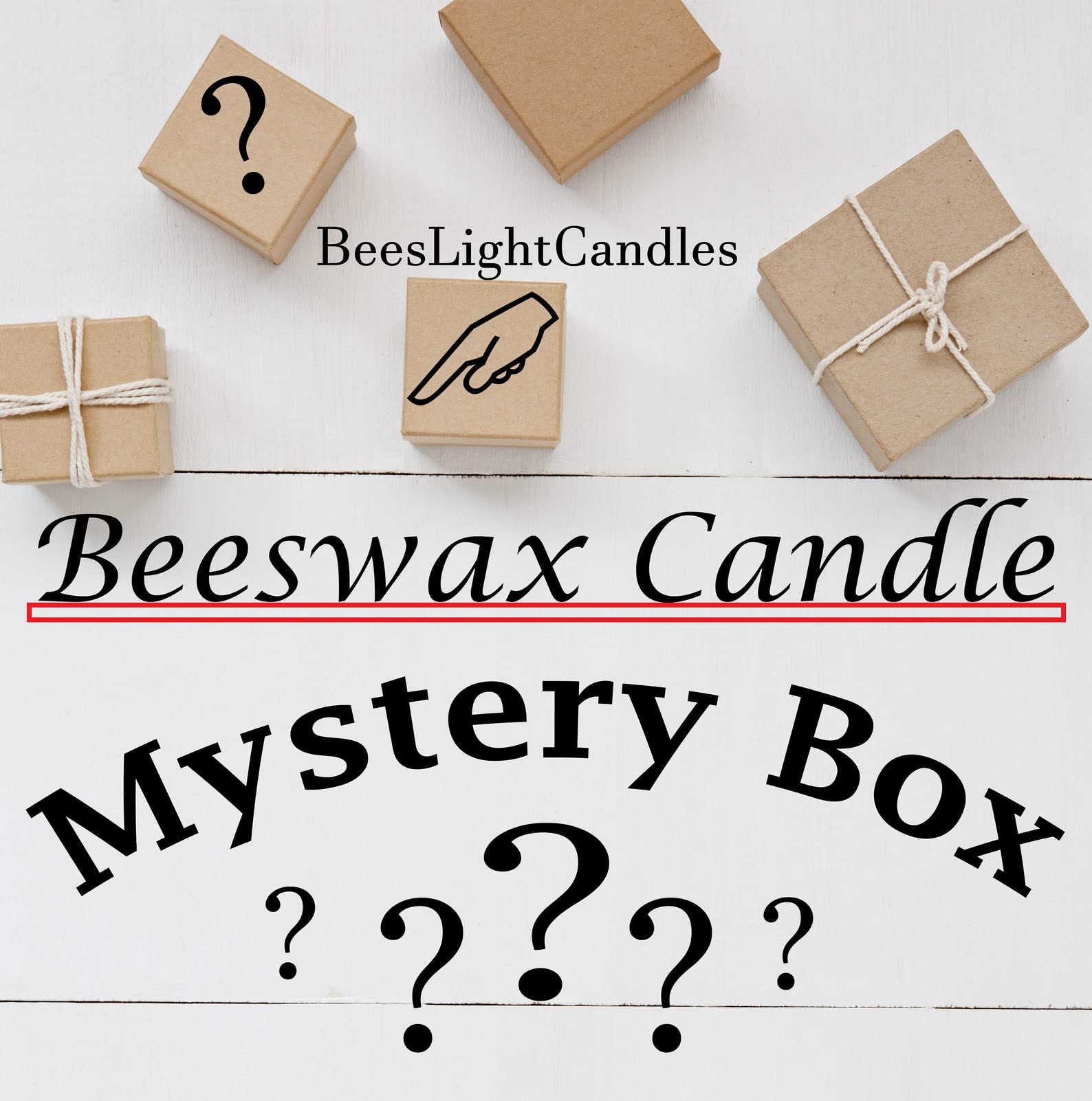 100% Natural Beeswax Mystery Candle Gift Box - Handmade in USA, Large Assortment of Surprise Candles for Home Decor, Aromatherapy, Relaxation & Self-Care Gifts
