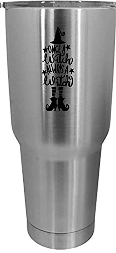 Happy Halloween Witch Stainless Steel Tumbler 30oz - Party & Gifts