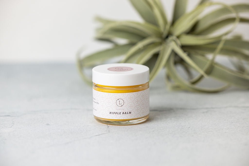 Organic Nipple Balm for Breastfeeding Moms - 100% Natural Vegan Nipple Cream for Sore & Cracked Nipples - Perfect for Nursing, Pumping & Postpartum Care