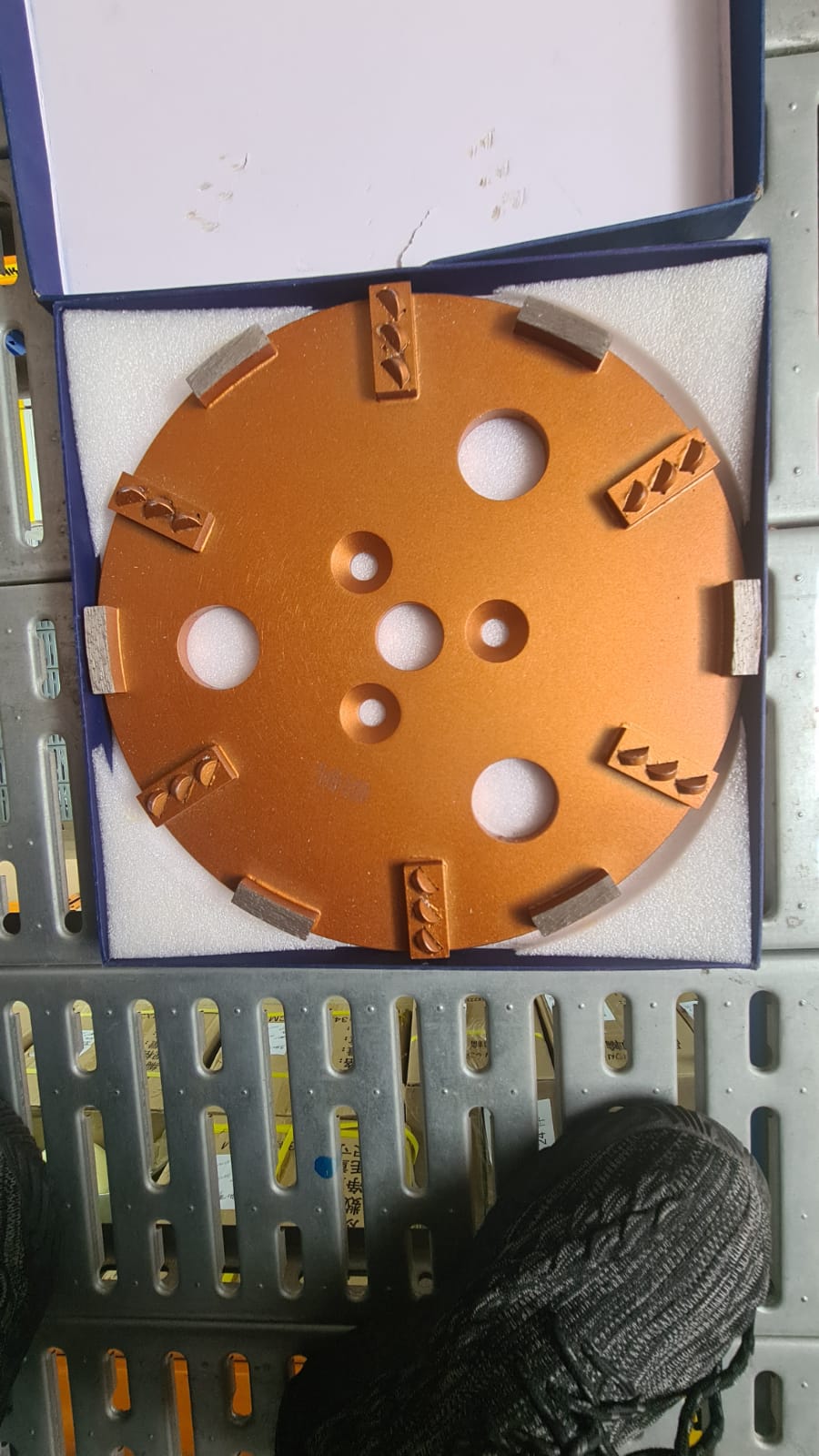 Aiko 12-Segment Diamond Cup Wheel for Concrete Grinding - Premium Carbide Grit - Model DCW ACW12 12DC - Perfect for Masonry, Stone & Tile Work