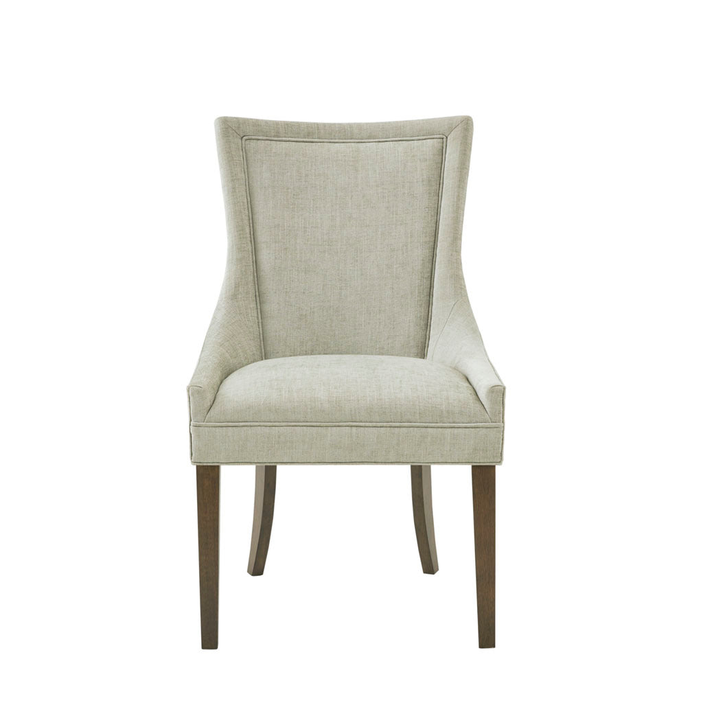 Modern Dining Chairs Set of 2 - Sturdy Wooden Side Chairs with Padded Seat - Perfect for Kitchen, Dining Room, Breakfast Nook & Small Spaces