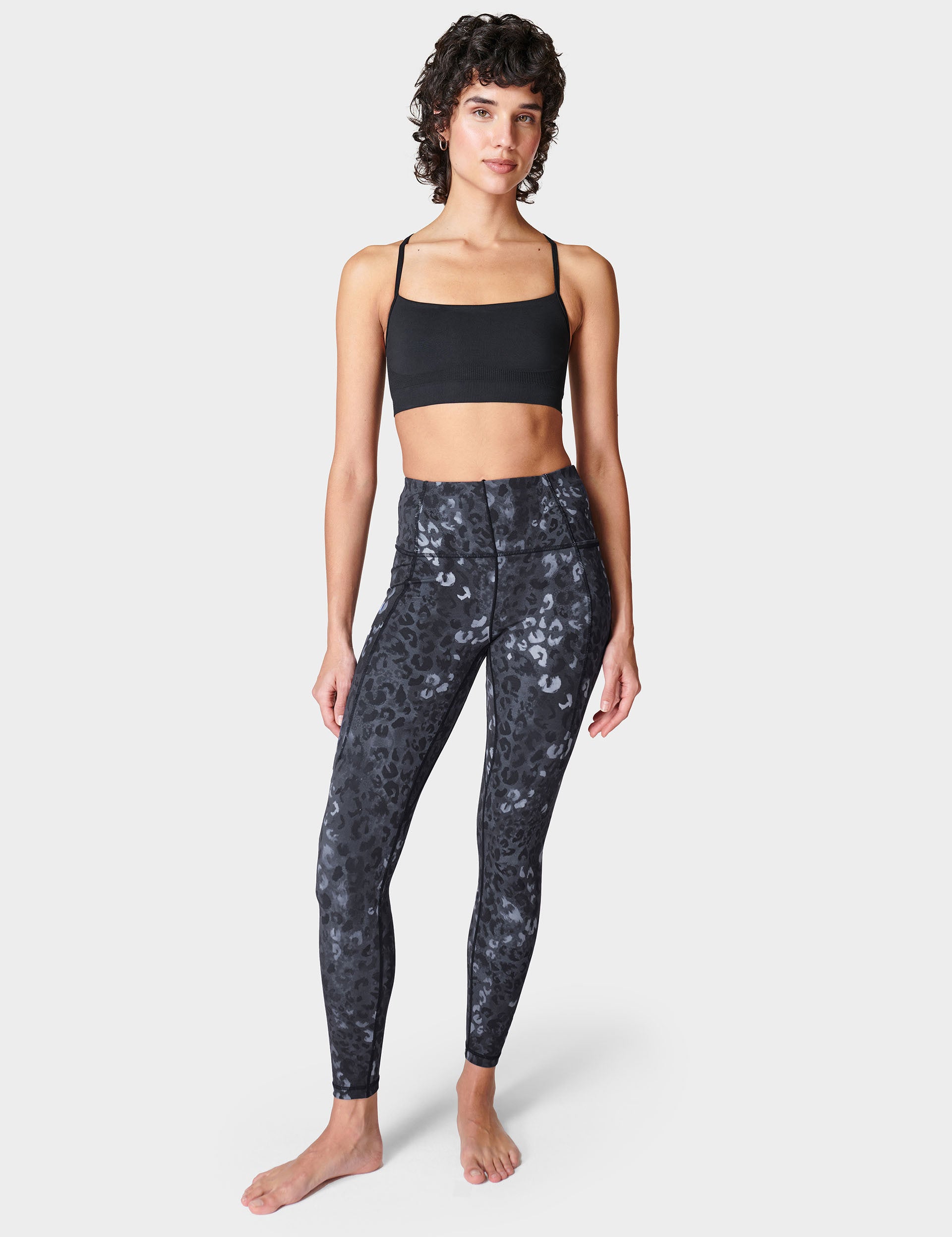 Spirit Restored Yoga Bra - High Support Workout Sports Bra for Women - Black - Perfect for Yoga, Pilates & Gym Fitness