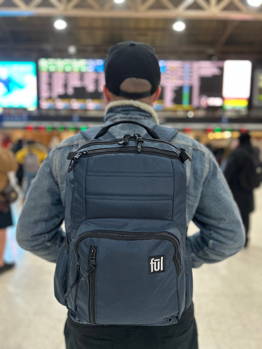 Tactics Collection Phantom Backpack - Durable Navy Blue Military Style Backpack for Hiking, Travel & Everyday Use