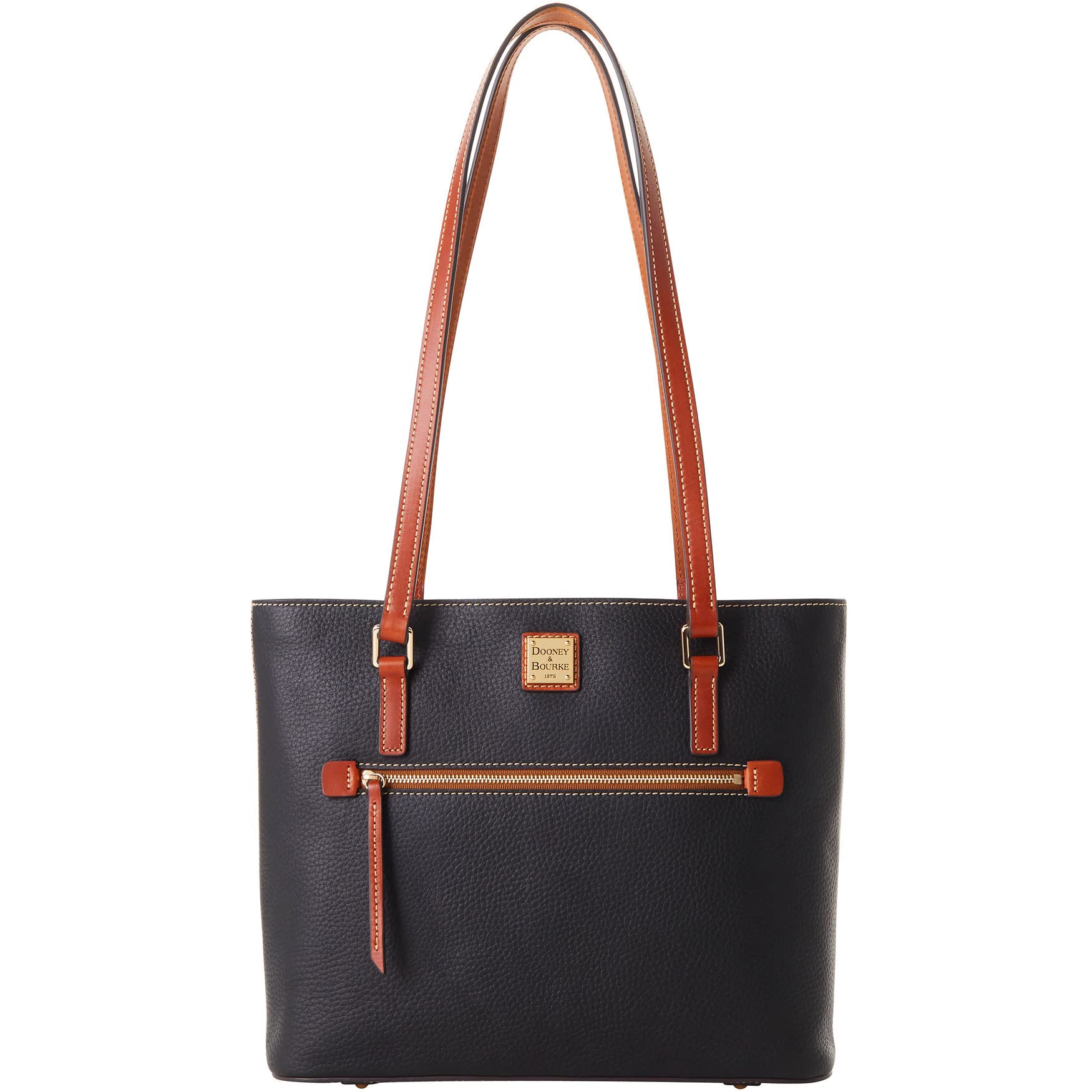 Dooney & Bourke Women's Large Pebble Grain Leather Tote Bag with Zipper - Stylish Shopper Bag for Work, Travel & Everyday Use