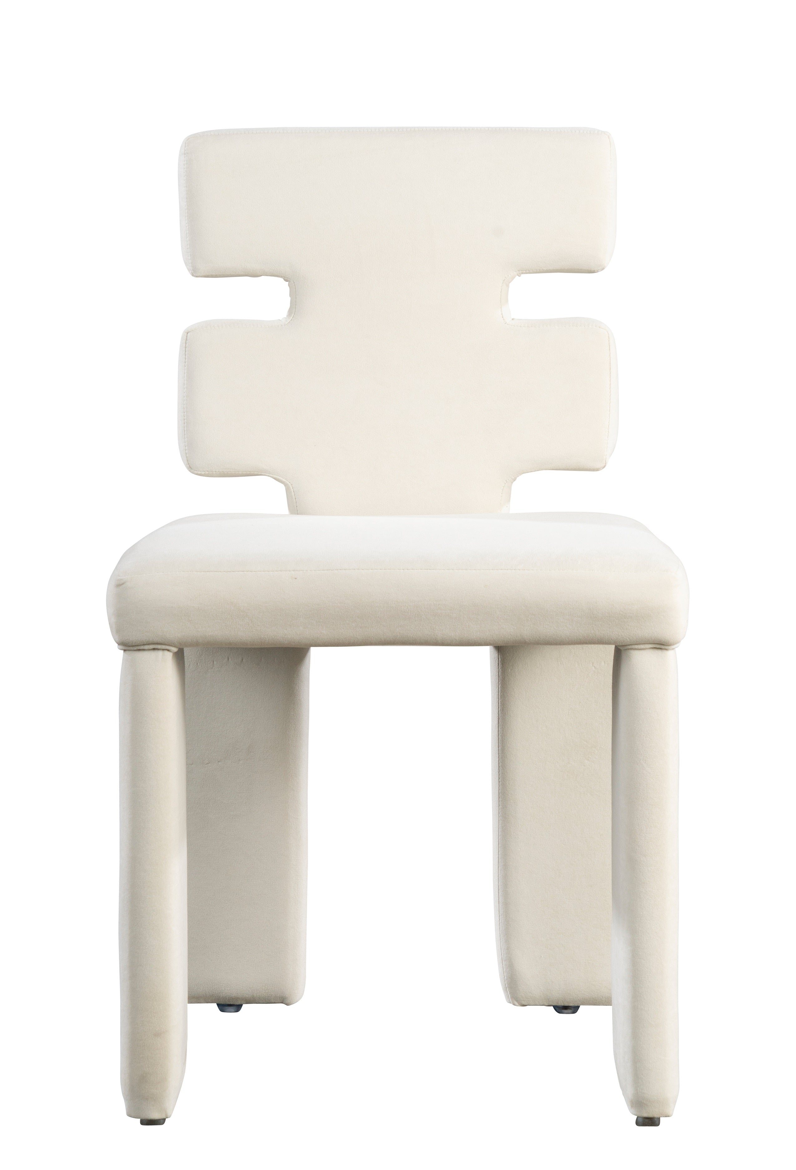 8-Piece Mya White Dining Chairs Set - Modern Kitchen & Dining Room Furniture for Home & Restaurant Use