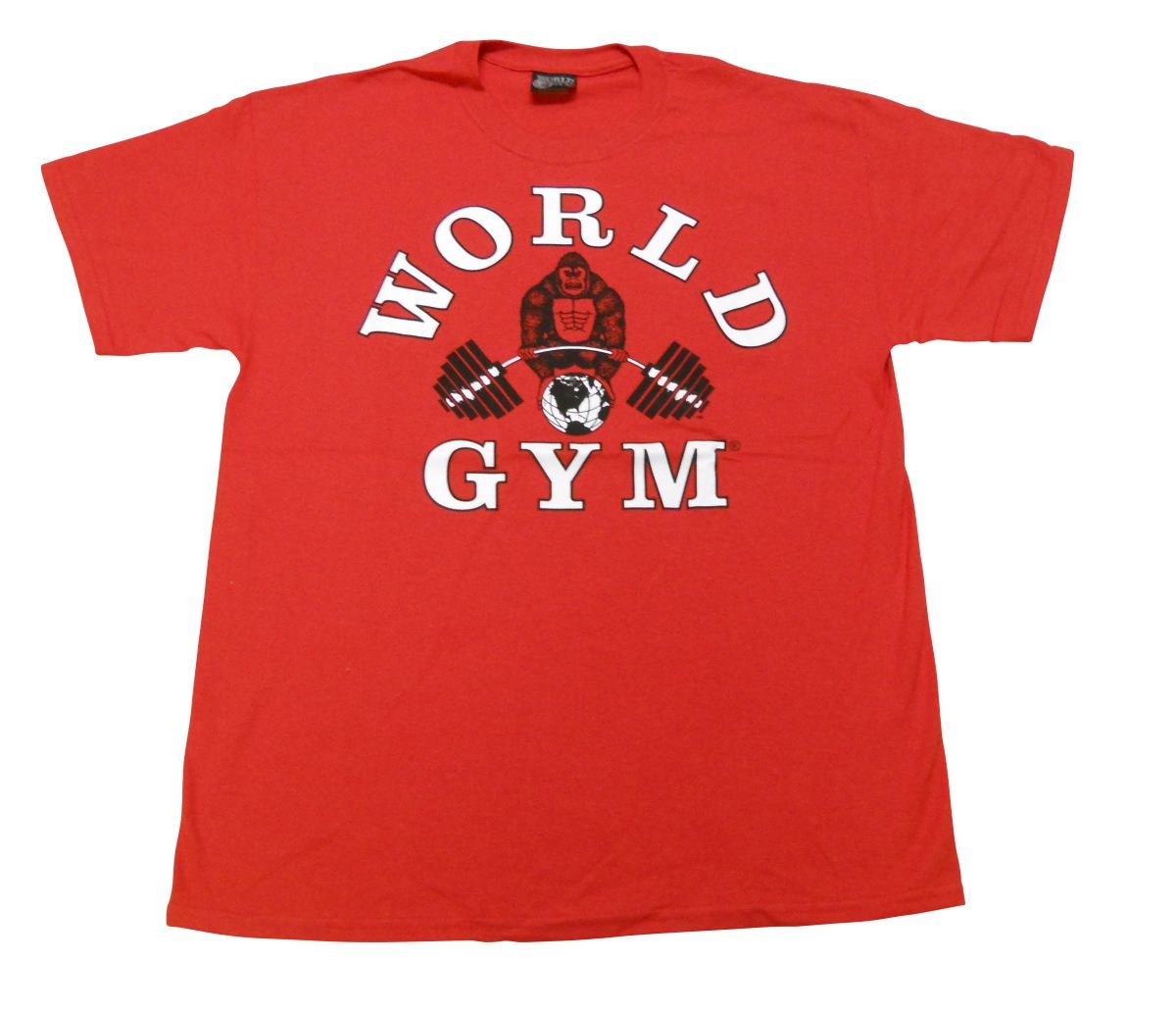 World Gym Tee - Premium Cotton Workout T-Shirt for Men & Women | Comfortable Fitness & Training Apparel for Gym, Running & Active Lifestyle