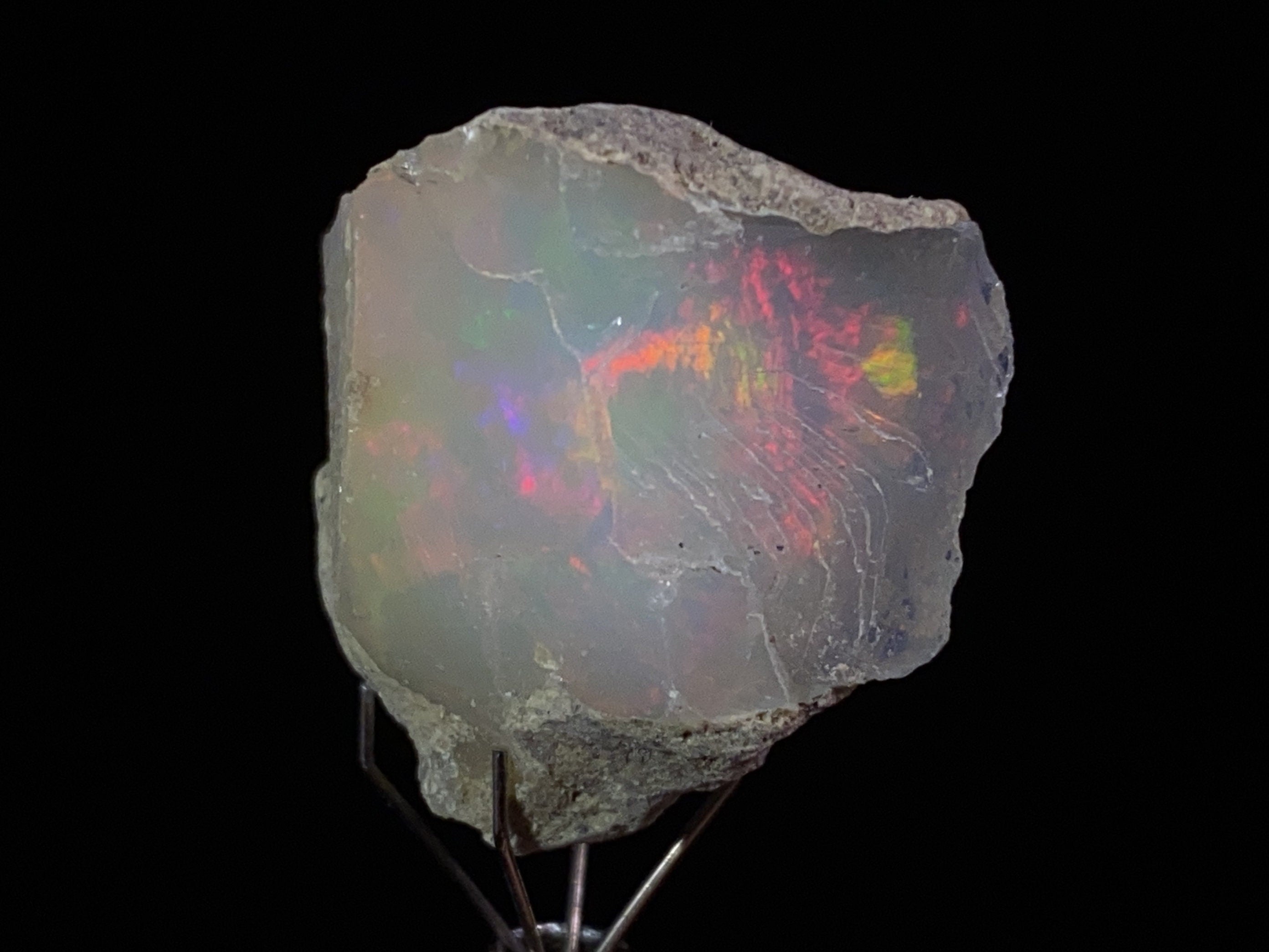 4A XL Welo Opal Raw Crystal - Cutting Grade Certified Opal Gemstone for Jewelry Making | Perfect for Rings, Necklaces & DIY Craft Projects