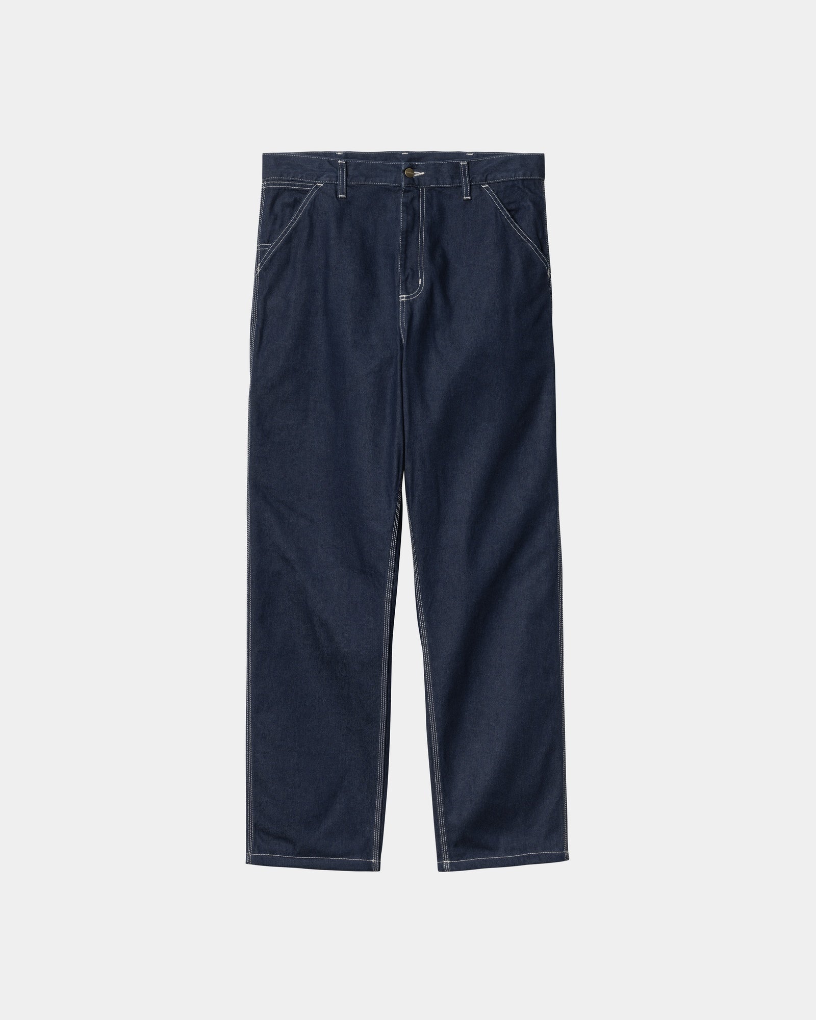Single Knee Heart Label Pant Norco Denim | Blue Rinsed Jeans for Women - Perfect for Casual Wear, Street Style & Everyday Comfort