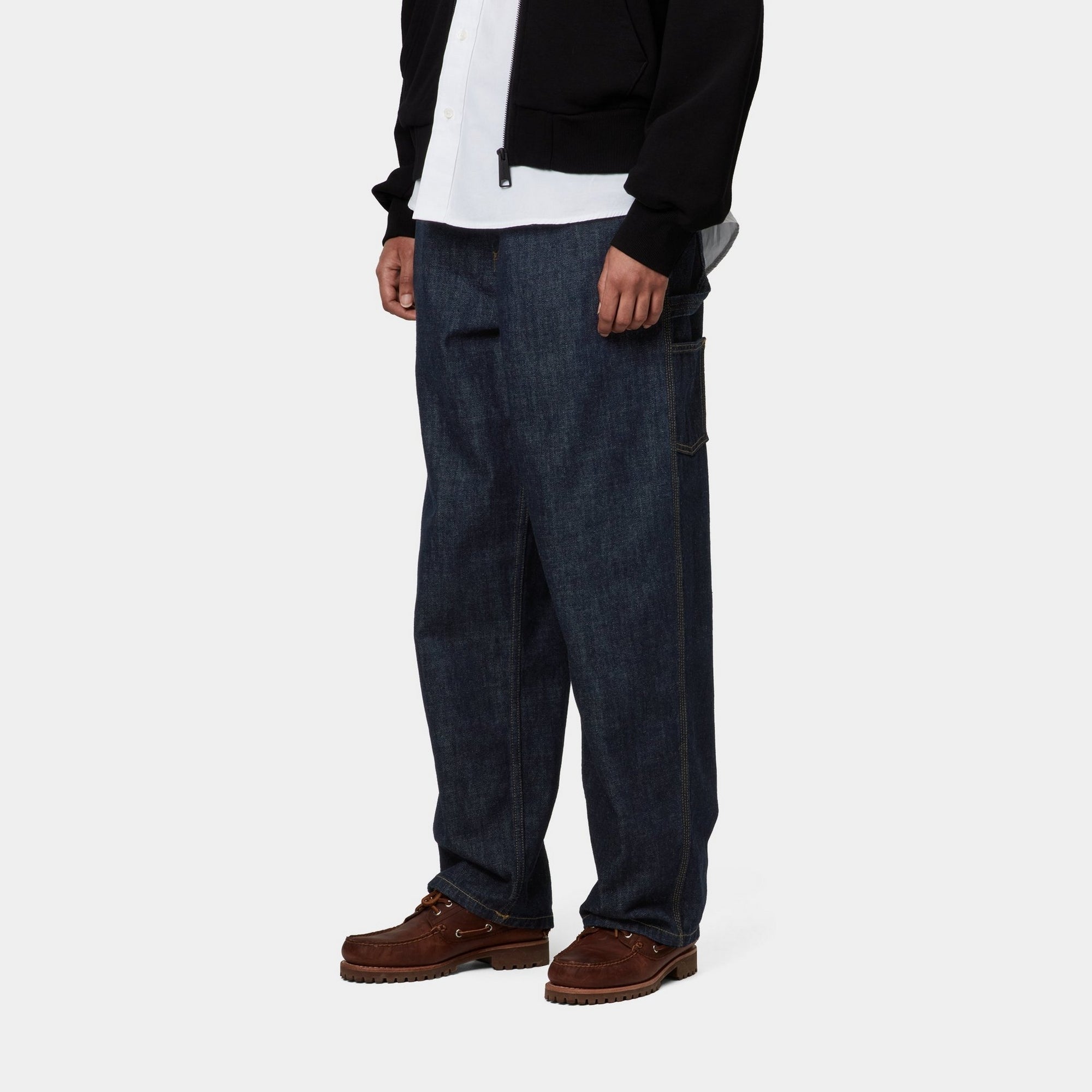 Brandon Women's Single Knee Pants in Blue - Comfortable Stretch Denim for Casual Wear & Everyday Outfits