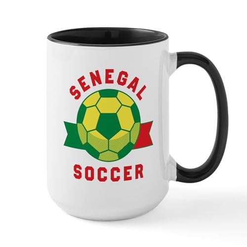 White/Black Inside - Senegal Soccer Mugs
