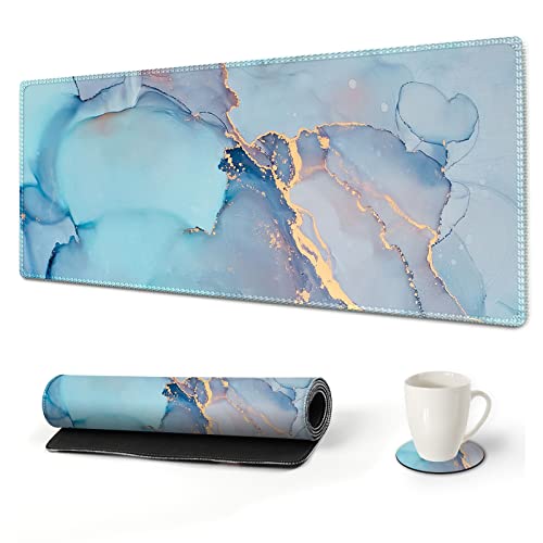 Blue Gold Marble