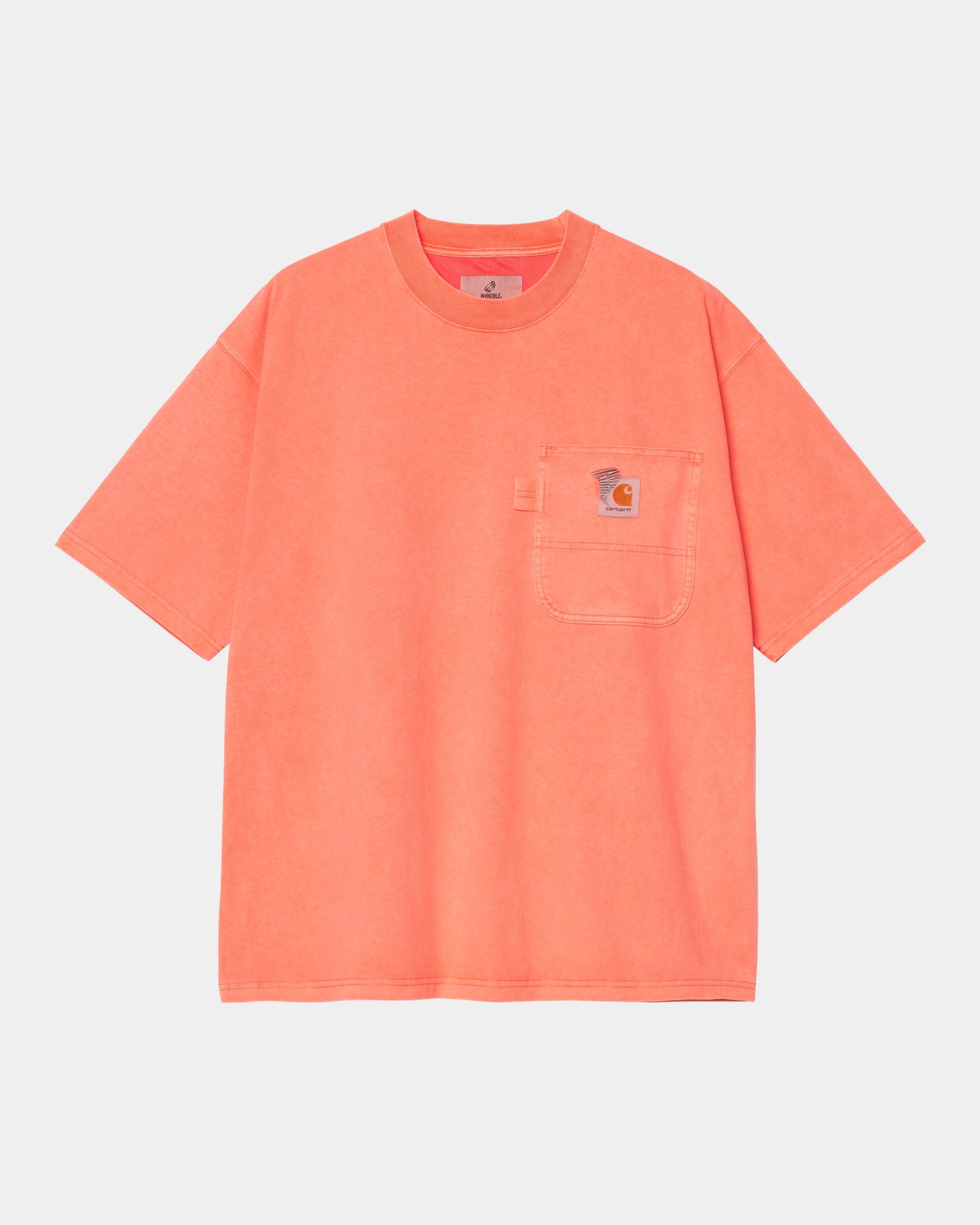 Carhartt WIP x INVINCIBLE Pigment Dyed T-Shirt - Premium Cotton Vintage Washed Tee for Men | Casual Streetwear & Urban Fashion | Perfect for Everyday Wear, Outings & Street Style