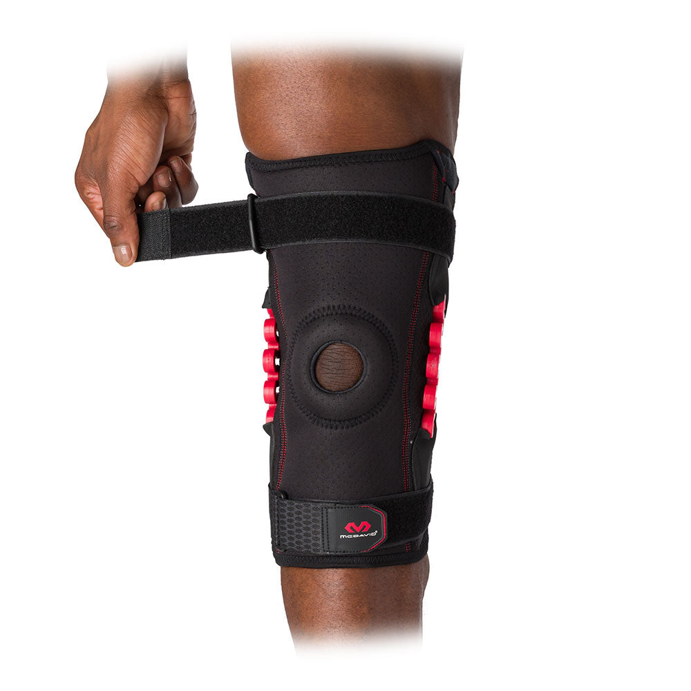 NRG Spring Hinge Knee Brace - Adjustable Support for Running, Sports & Arthritis Relief - Ideal for Active Lifestyles & Joint Pain Management