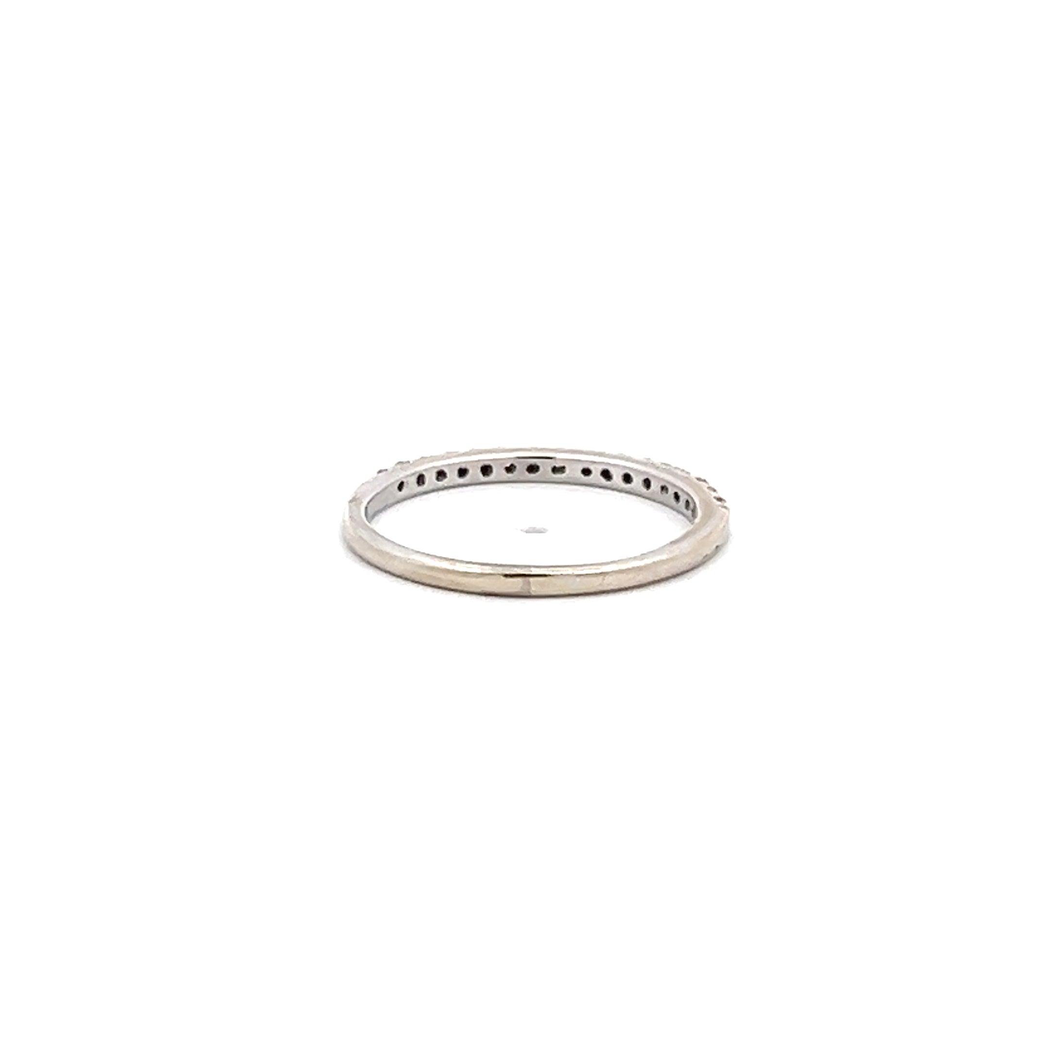 0.16 Carat Round Brilliant I SI1 Diamond Engagement Ring in 14K White Gold - Perfect for Proposals, Anniversaries & Wedding Bands