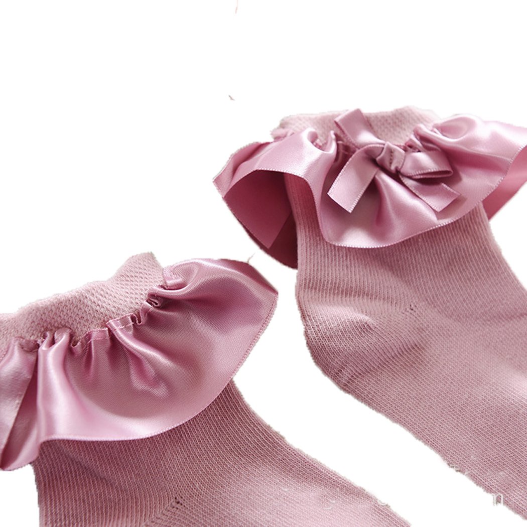 Colorful Baby Socks for Girls - Soft Toddler Princess Ruffled Ankle Socks (6-Pack) | Perfect for Everyday Wear, Playdates & Special Occasions