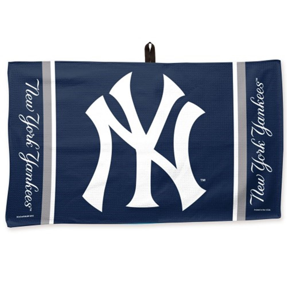 WinCraft MLB Waffle Towel - Official Licensed Baseball Team Waffle Weave Towel for Sports Fans, Kitchen, Bath & Gym Use