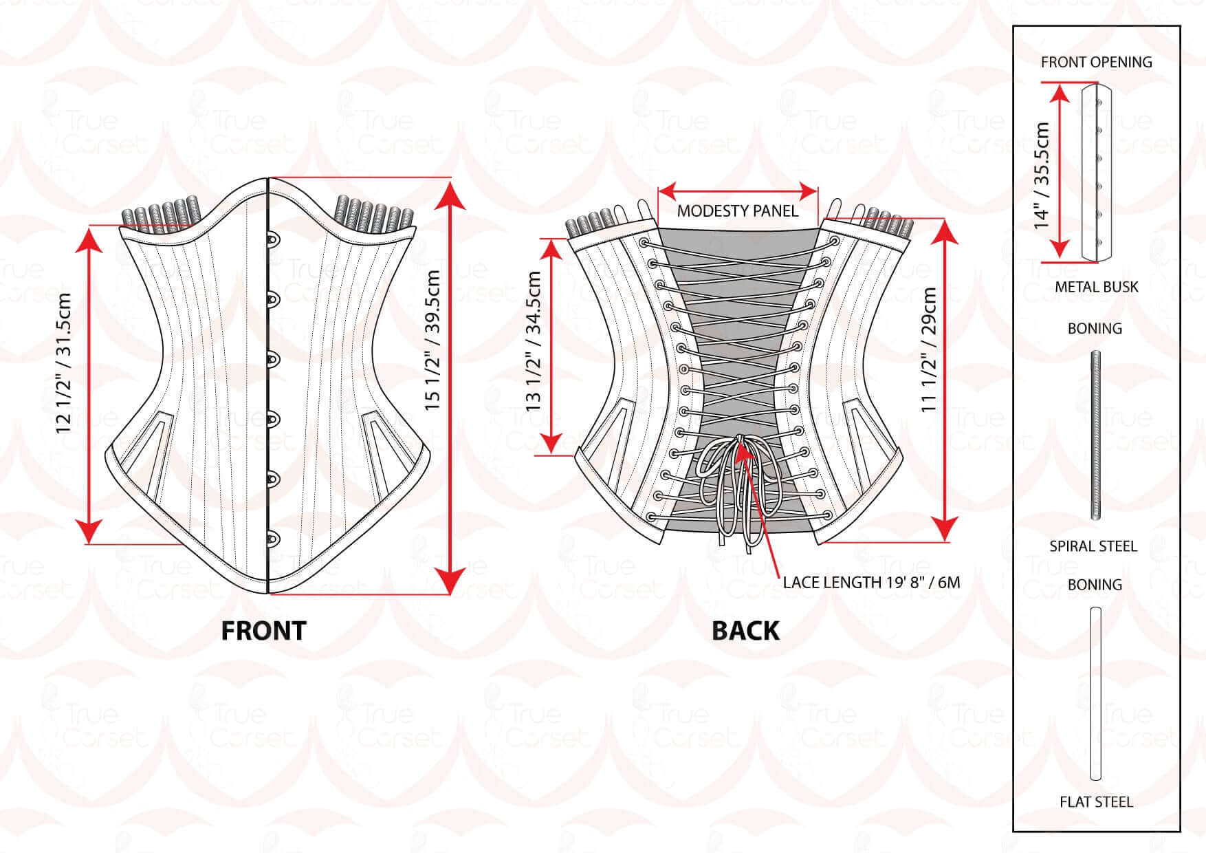 Steampunk Corset for Waist Training - Victorian Style Musketeer Corset for Women | Perfect for Cosplay, LARP & Gothic Fashion