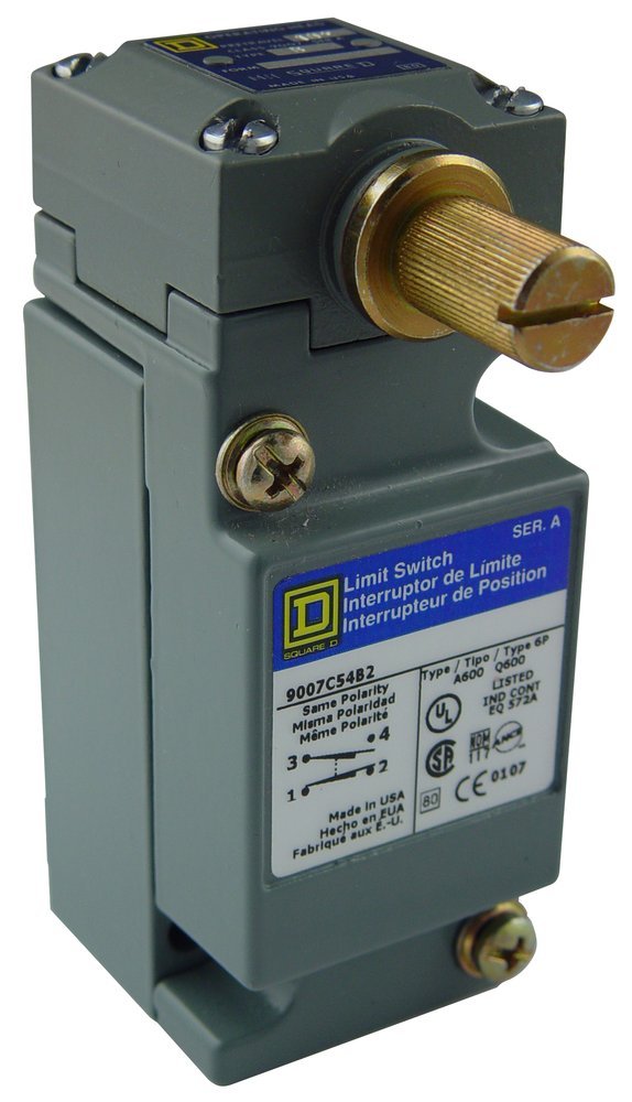 Heavy Duty NEMA Limit Switch 9007C54B by Telemecanique - 1 Pole, Full Size, Standard Rotary Head - Ideal for Industrial Automation & Machinery Safety Controls