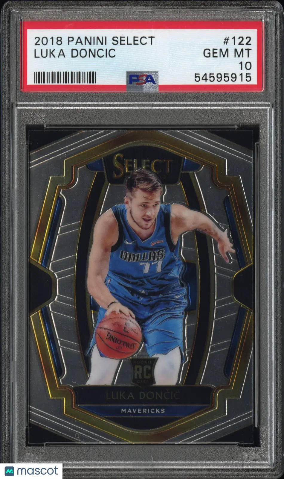 2018 Panini Select Basketball Luka Doncic RC Rookie PSA 10 Gem Mint - Collectible Basketball Trading Card for NBA Fans & Sports Memorabilia Collectors - Perfect for Display, Investment, and Gifting