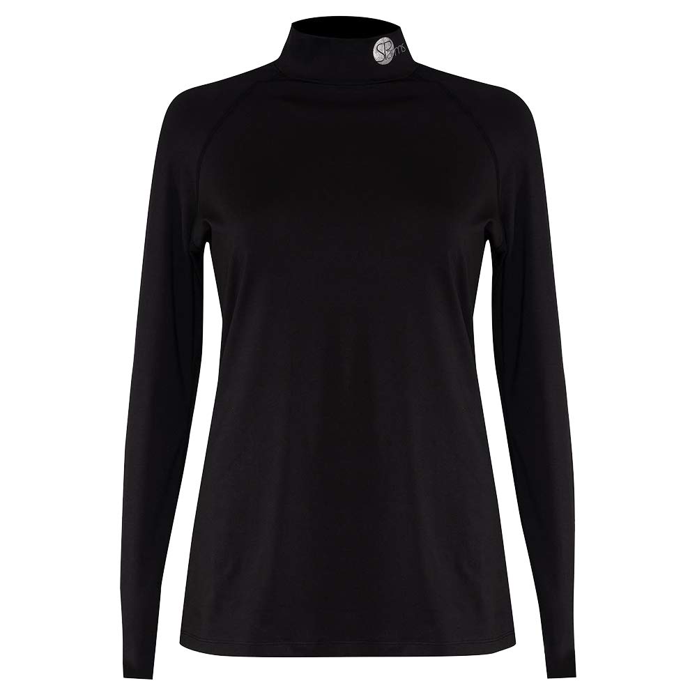 SPARMS Golf - Women's UPF 50+ Sun Protection High Neck Shirt for Golf & Outdoor Activities | Moisture-Wicking & Breathable Athletic Top
