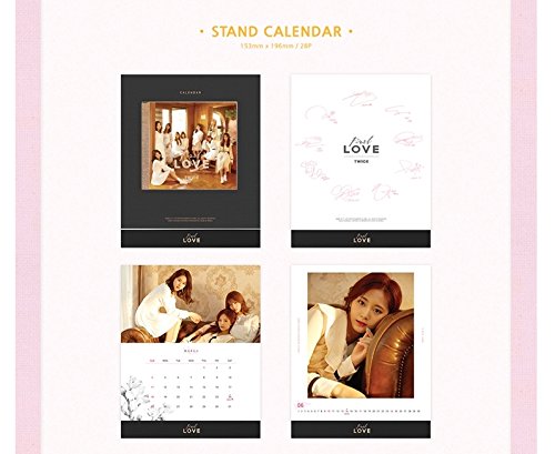 TWICE 2018 Season's Greetings Package Box with Desk Calendar, Stand Calendar, Diary, Photo Cards, Stickers & Making DVD | K-Pop Merchandise Collectors Set | Perfect for Fans, Gift Giving & Display