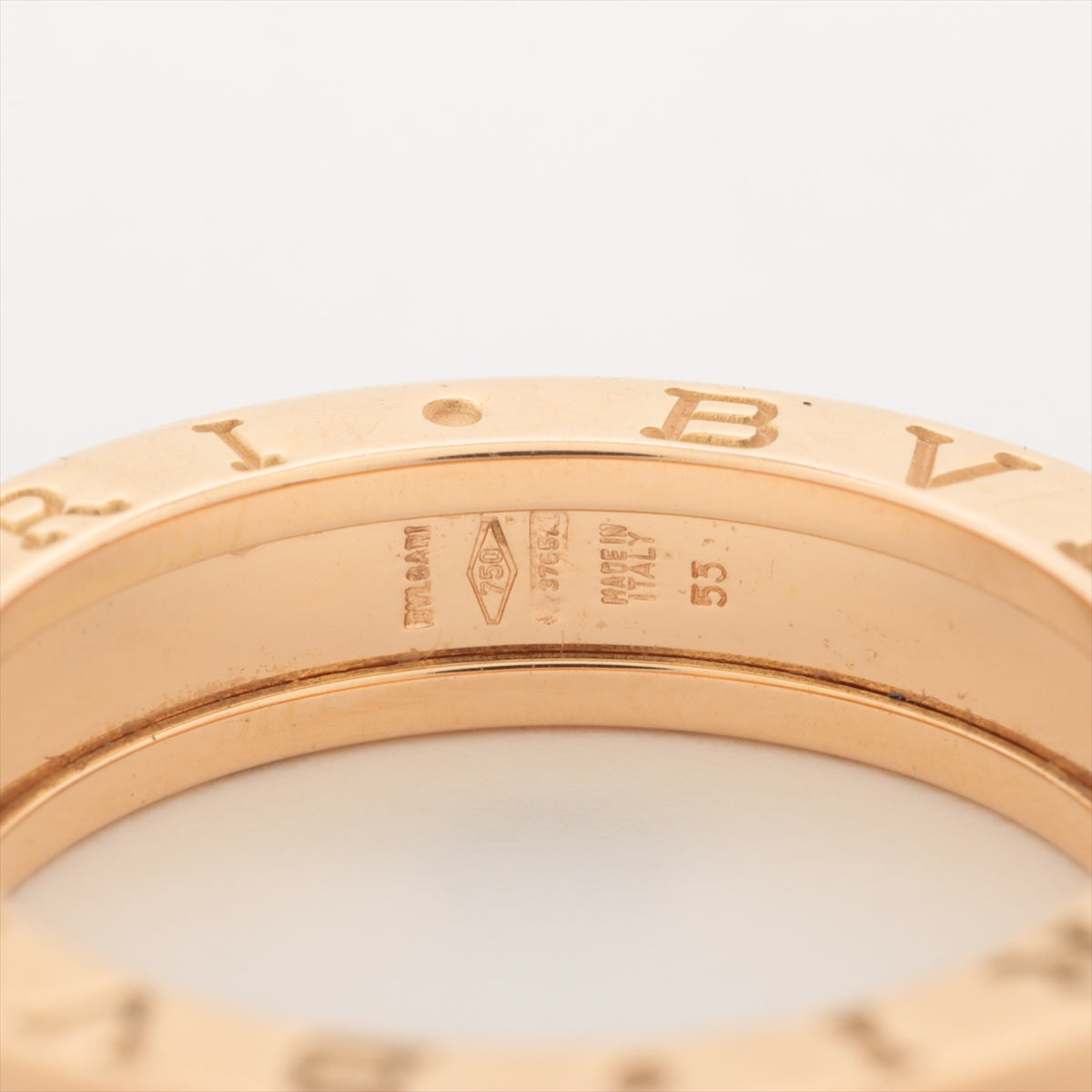 Bvlgari B.Zero1 18K Gold Ring for Women - Size 53 (US 6.5) - Luxury Italian Jewelry for Anniversary, Wedding & Special Occasions