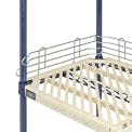 Global Industrial Nexelite Shelf Ledge 36 Inch Length x 4 Inch Height - Heavy Duty Storage Organizer for Retail, Warehouse & Home Organization